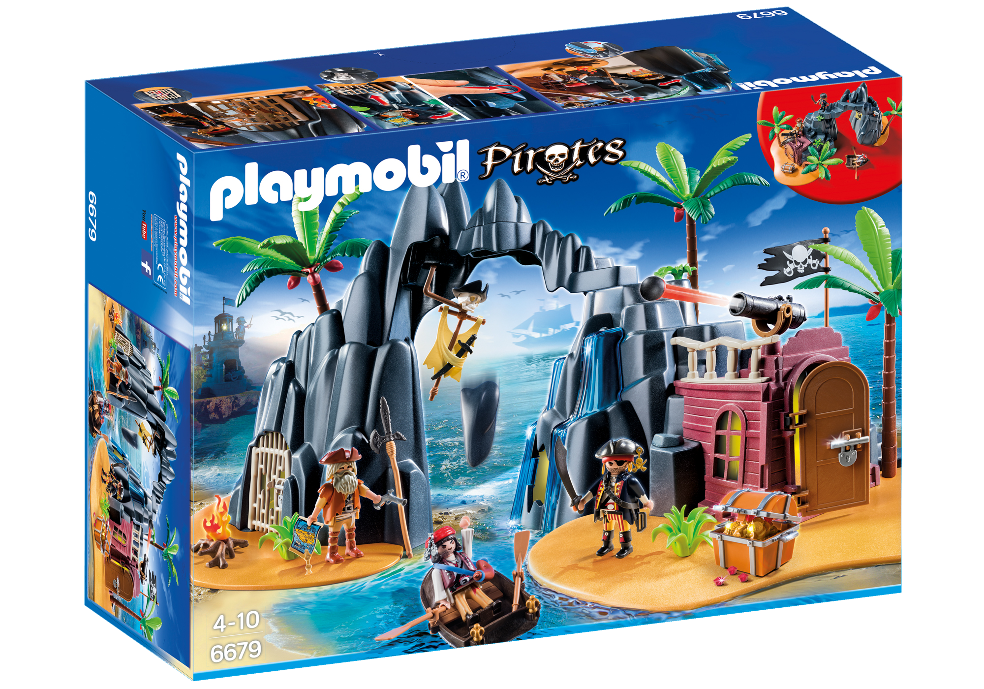 playmobil pirate cave