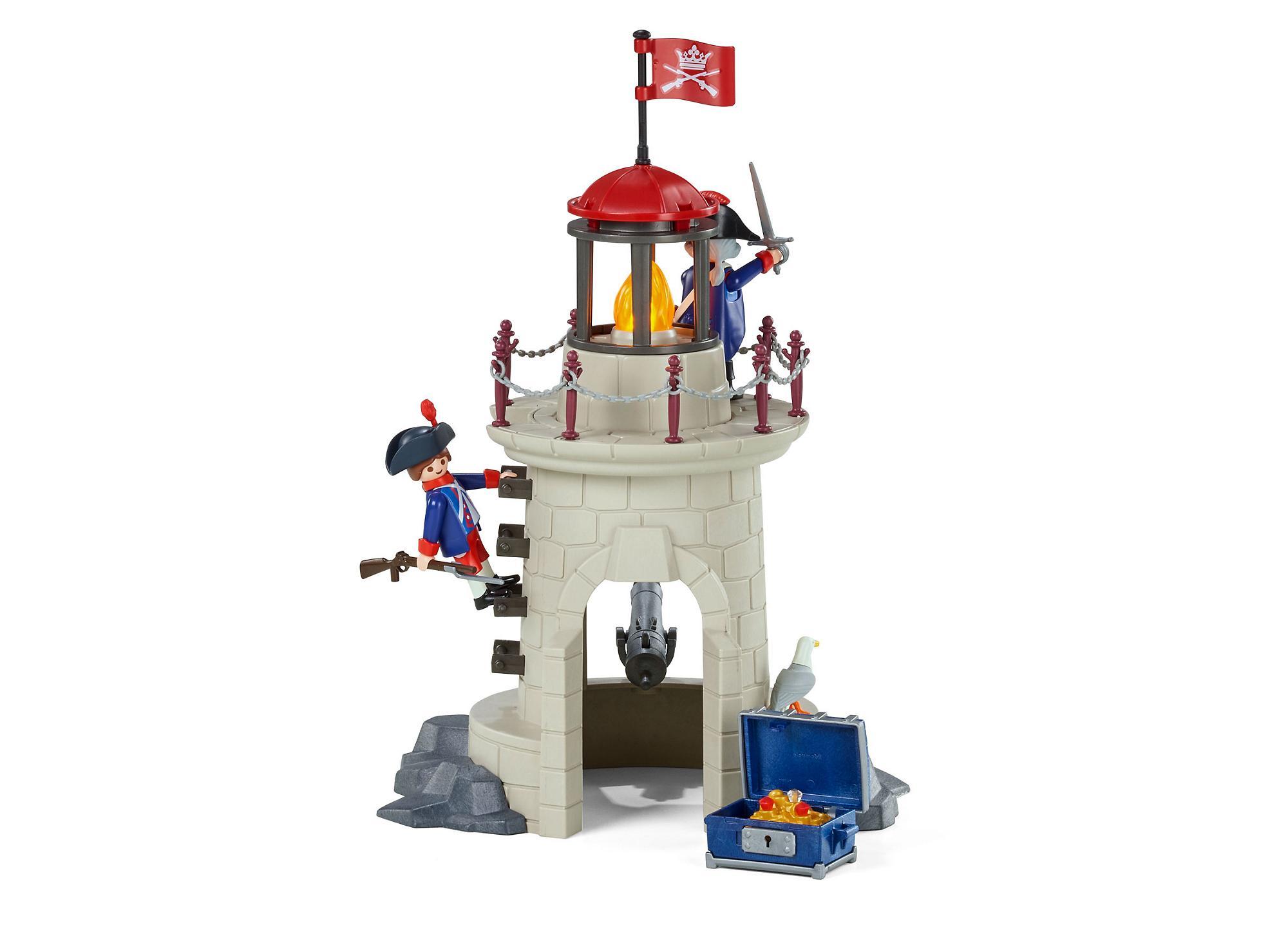 playmobil faro con soldados