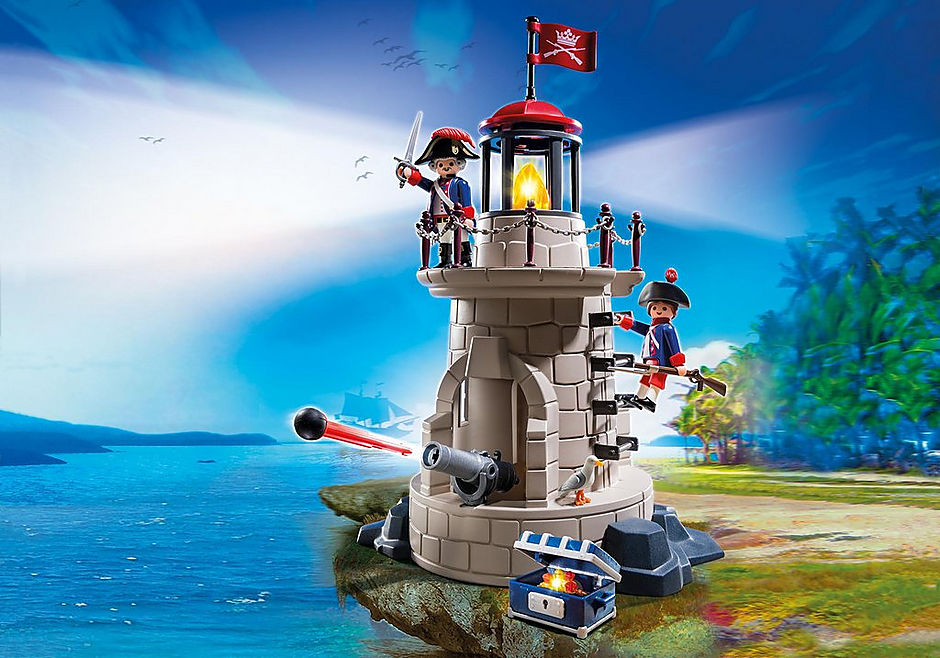 get annoyed Cafe regional Soldiers' Lookout with Beacon - 6680 | PLAYMOBIL®
