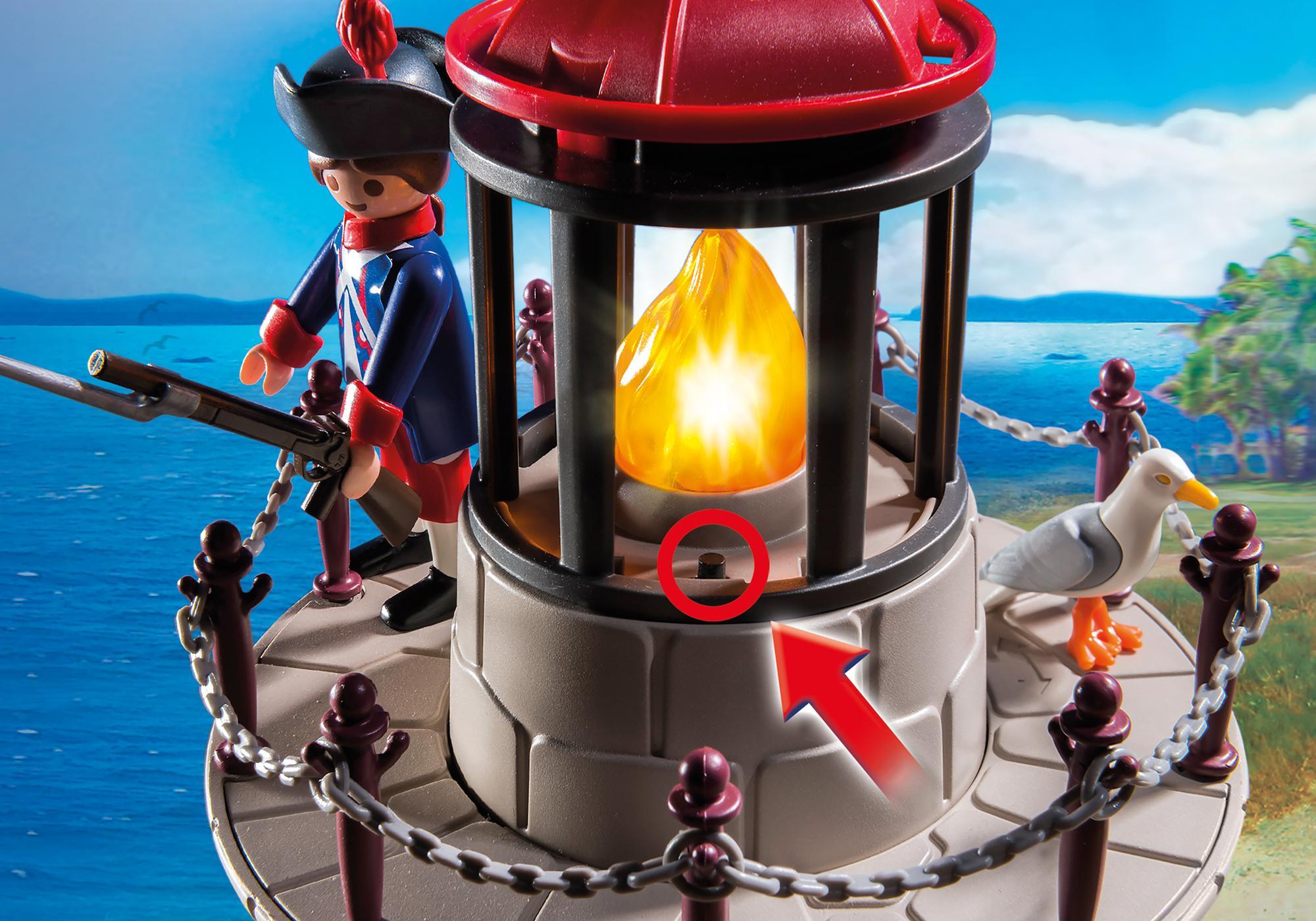 playmobil soldiers lookout with beacon