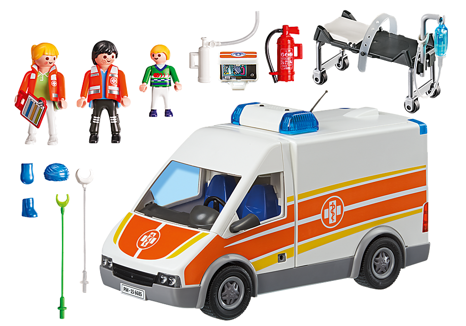 6685 Ambulancia con Luces y Sonido detail image 4