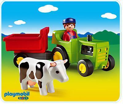 playmobil 1 2 3 tracteur