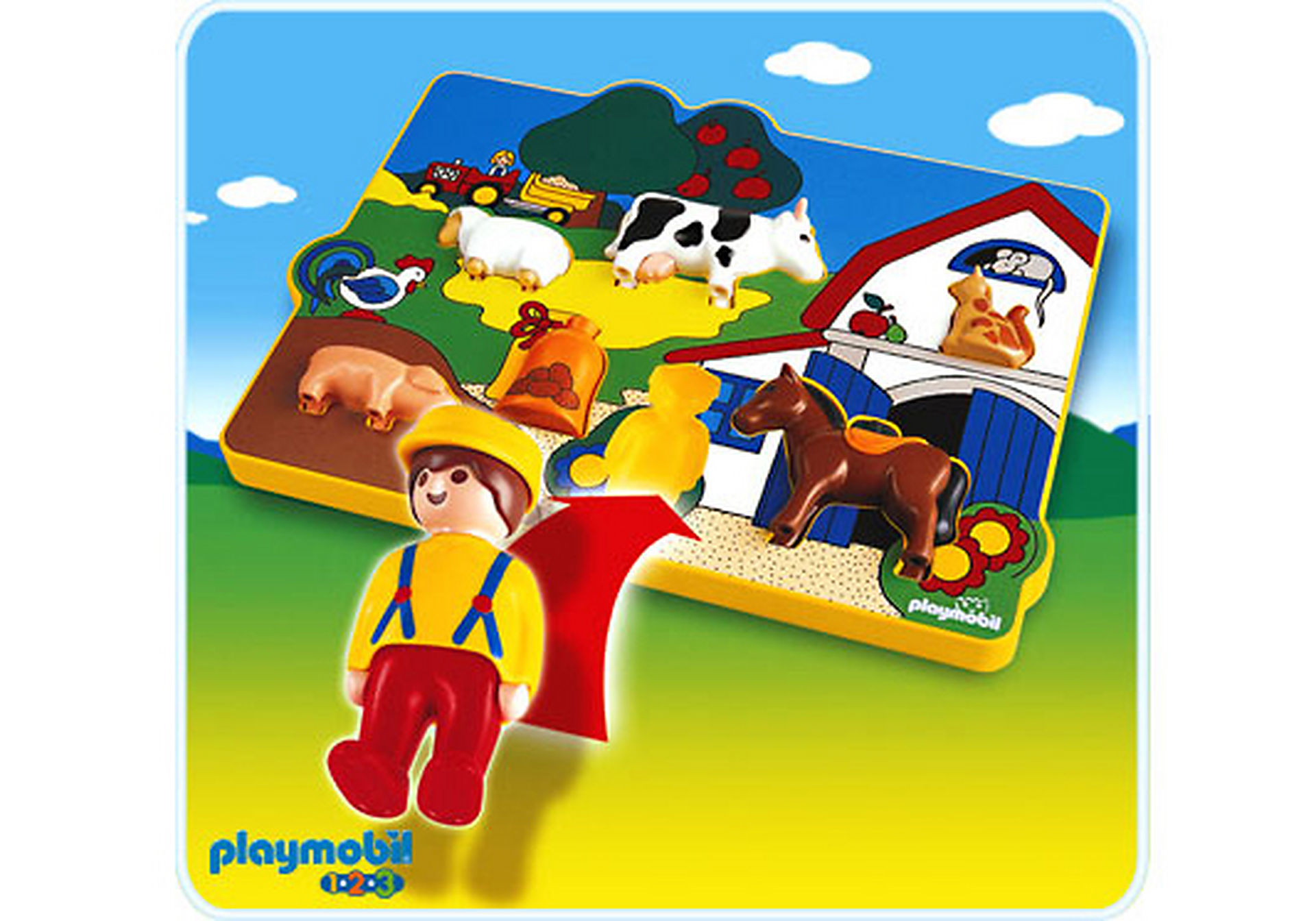 6746-A Spielpuzzle Bauernhof zoom image1