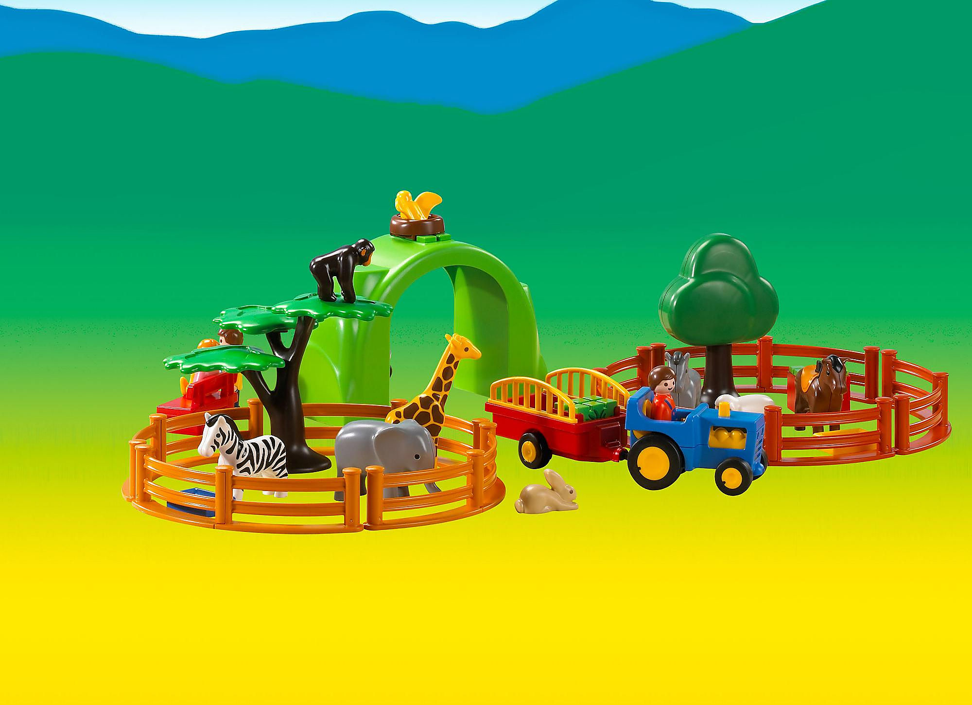 Grand zoo Playmobil 123 - Playmobil