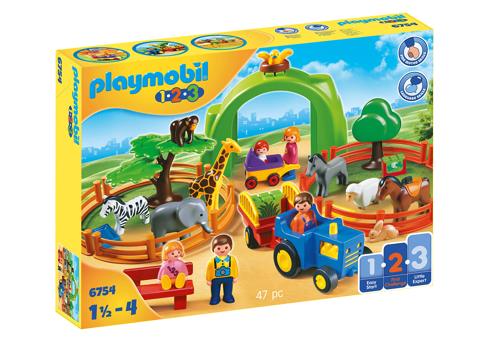 Playmobil 1.2.3 6754 Large Zoo