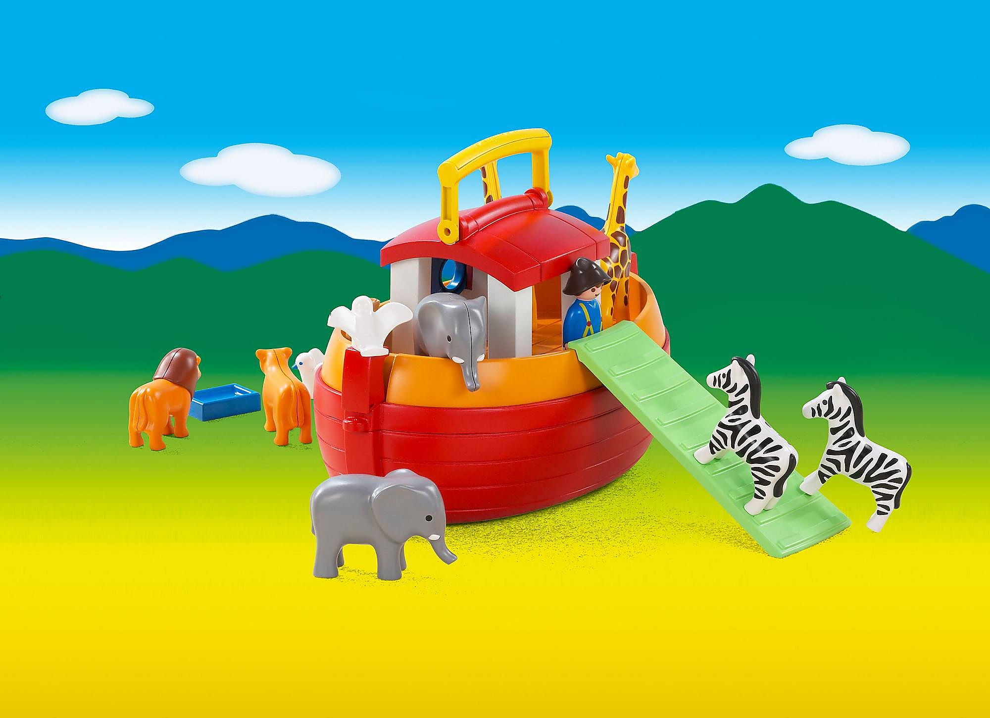 Playmobil - L'arche de Noé transportable - Animaux et accessoires - Label  Emmaüs
