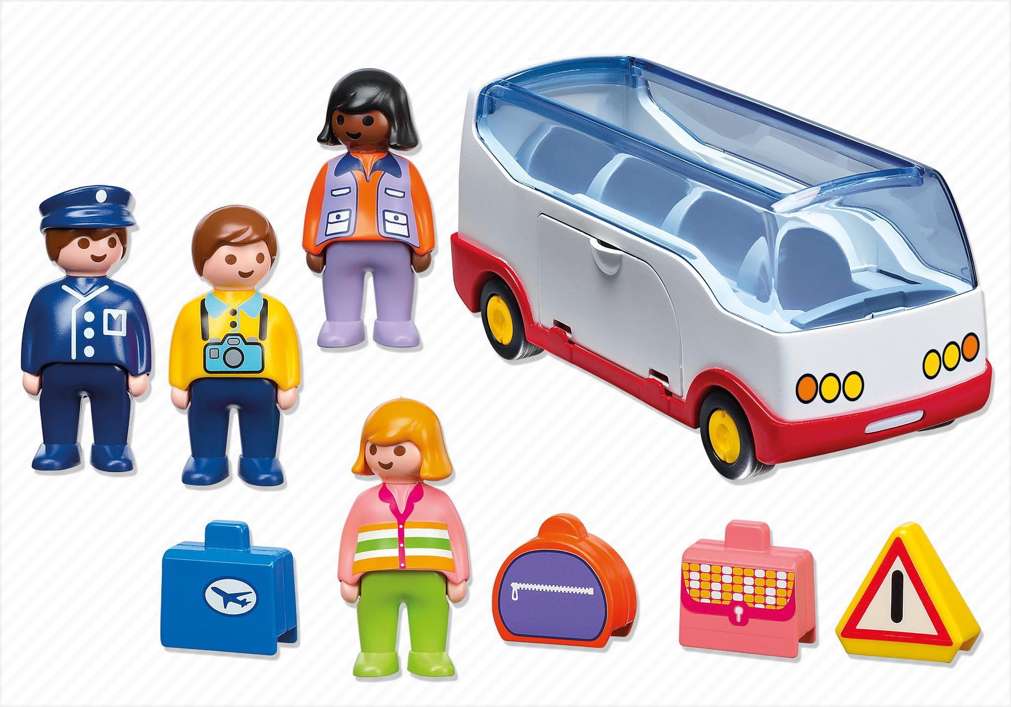 playmobil airport bus