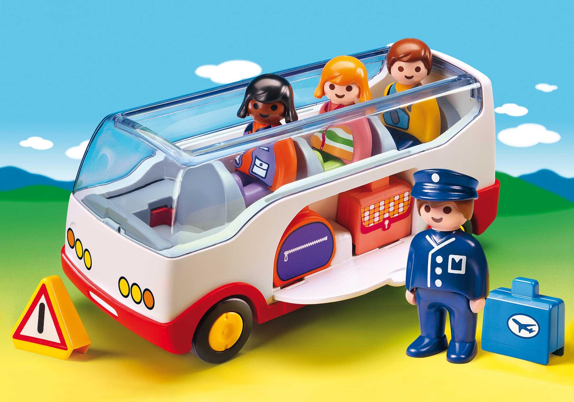 playmobil airport shuttle bus