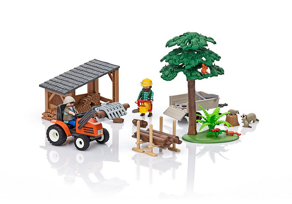 Lumber Tractor - 6814 PLAYMOBIL®