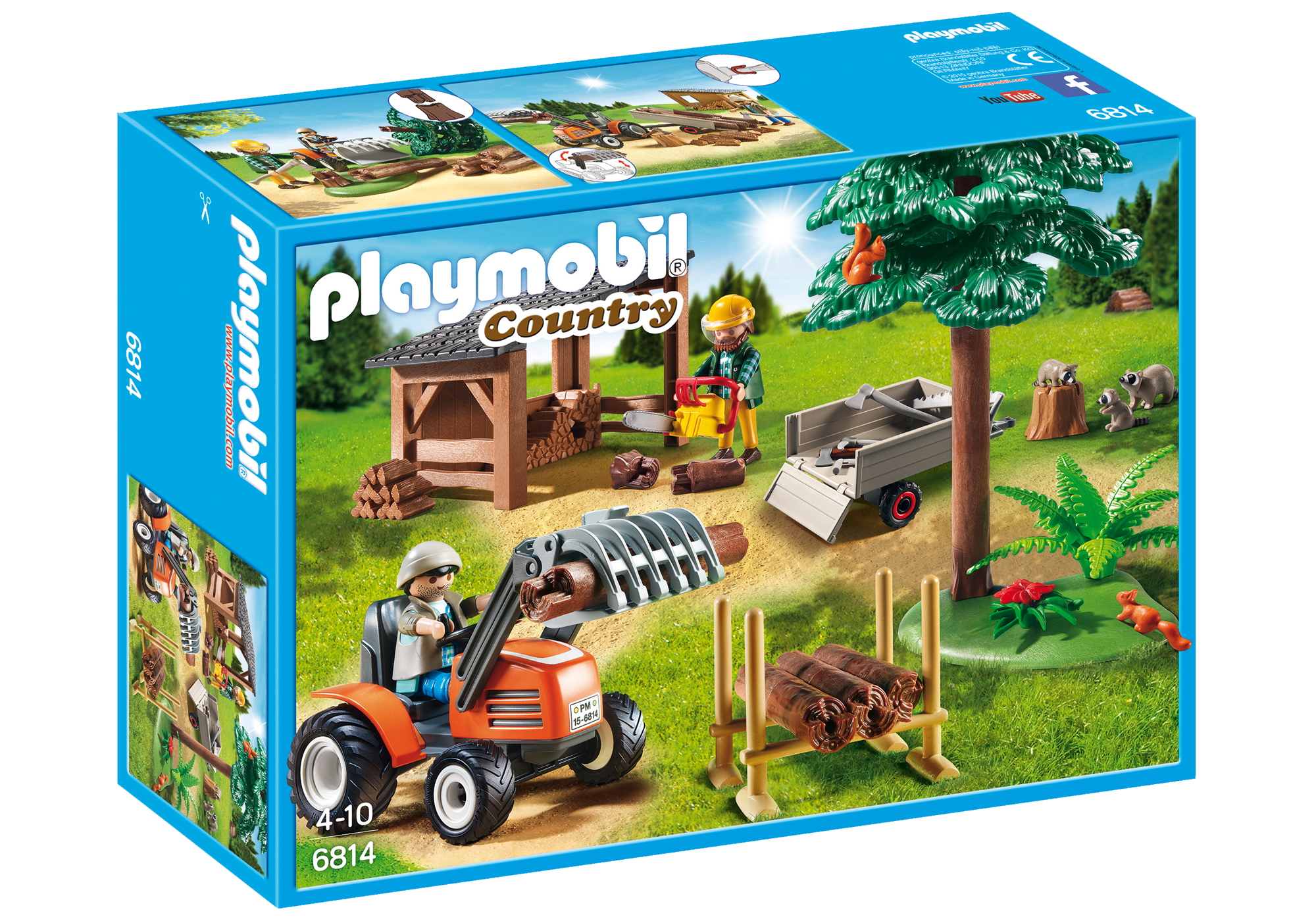 playmobil logging truck