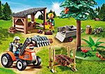 6814 Tømmerplads med traktor