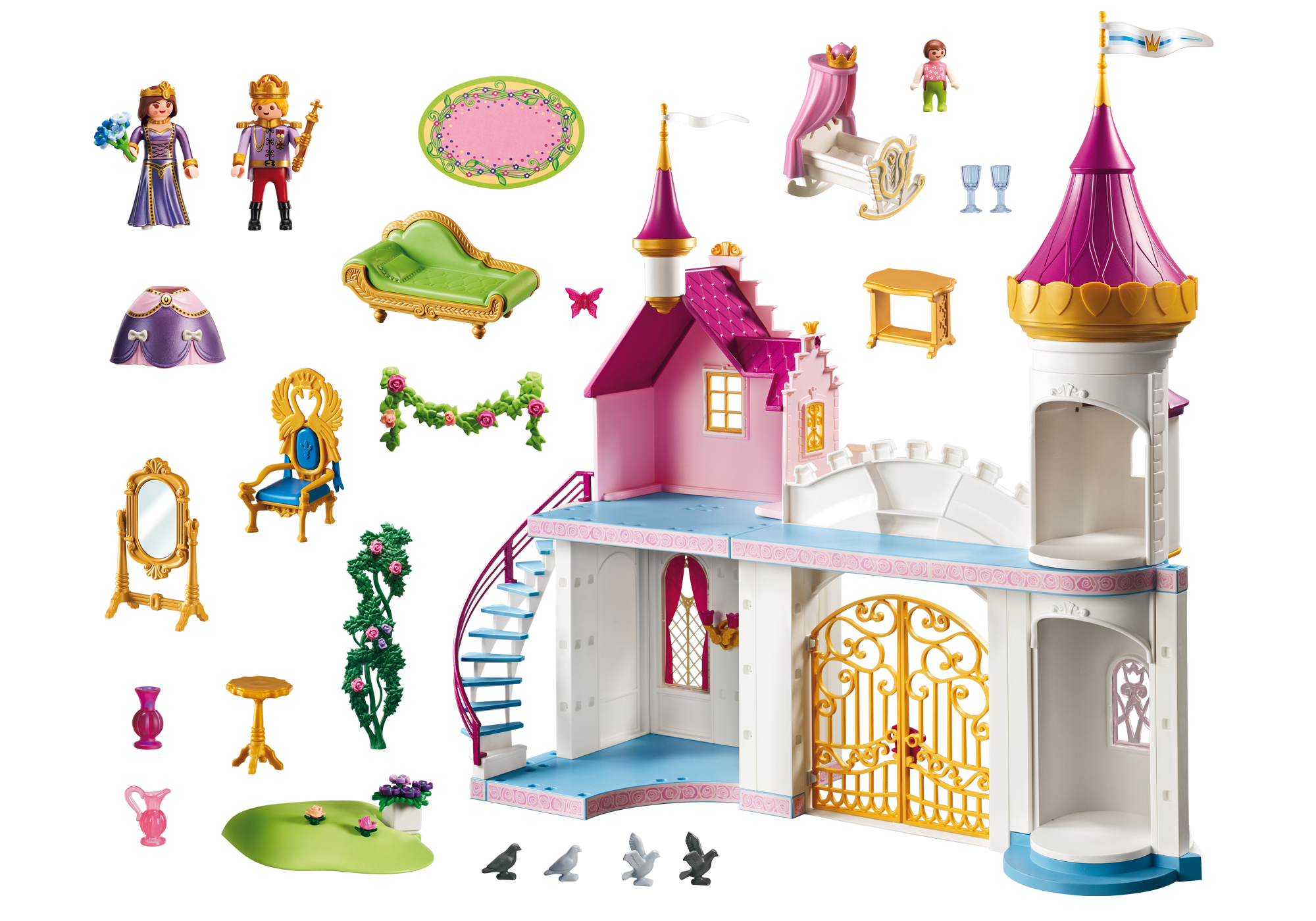 montage chateau princesse playmobil