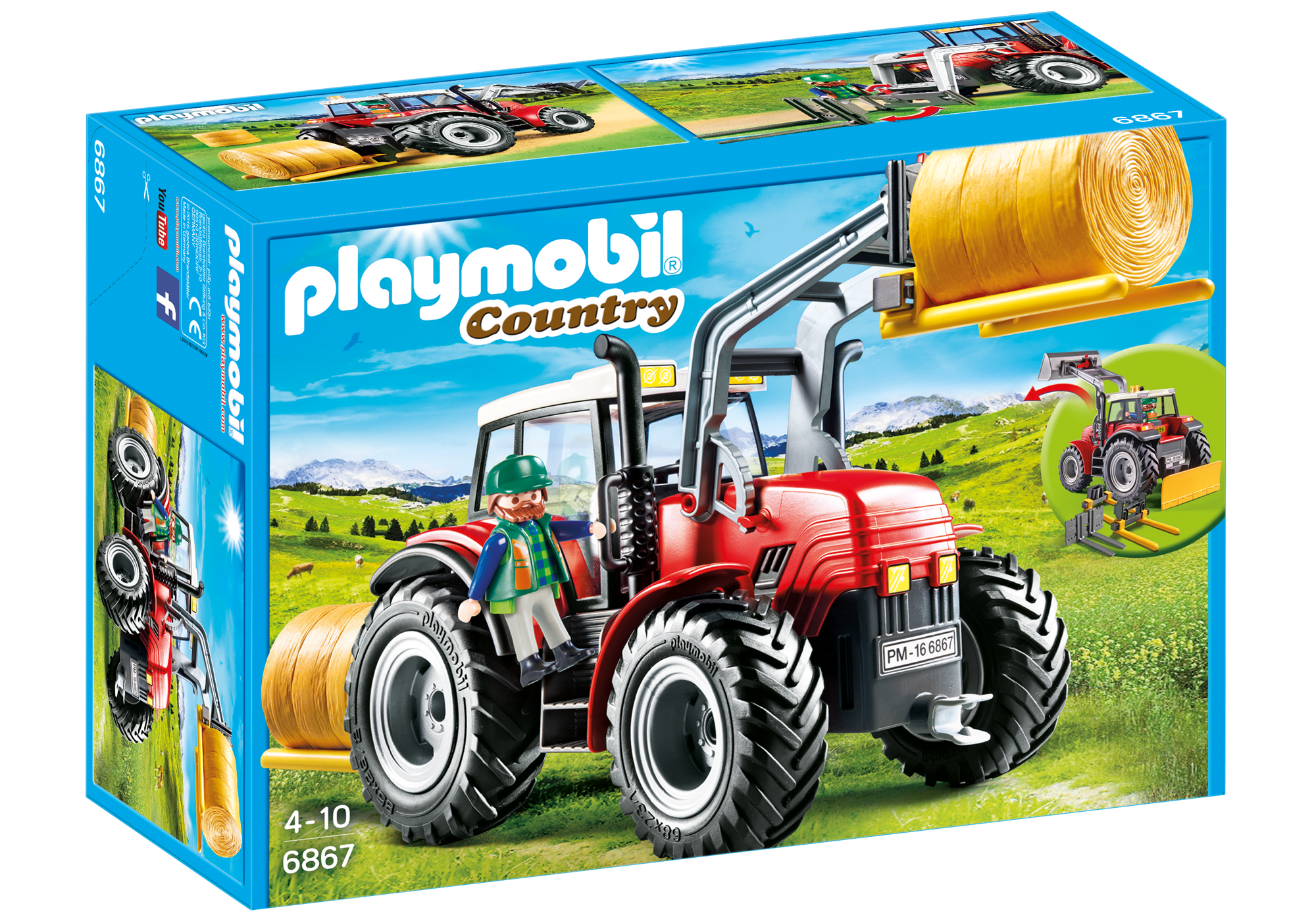 tractor playmobil 6867