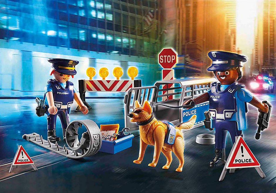 6878 Polizei-Straßensperre detail image 1