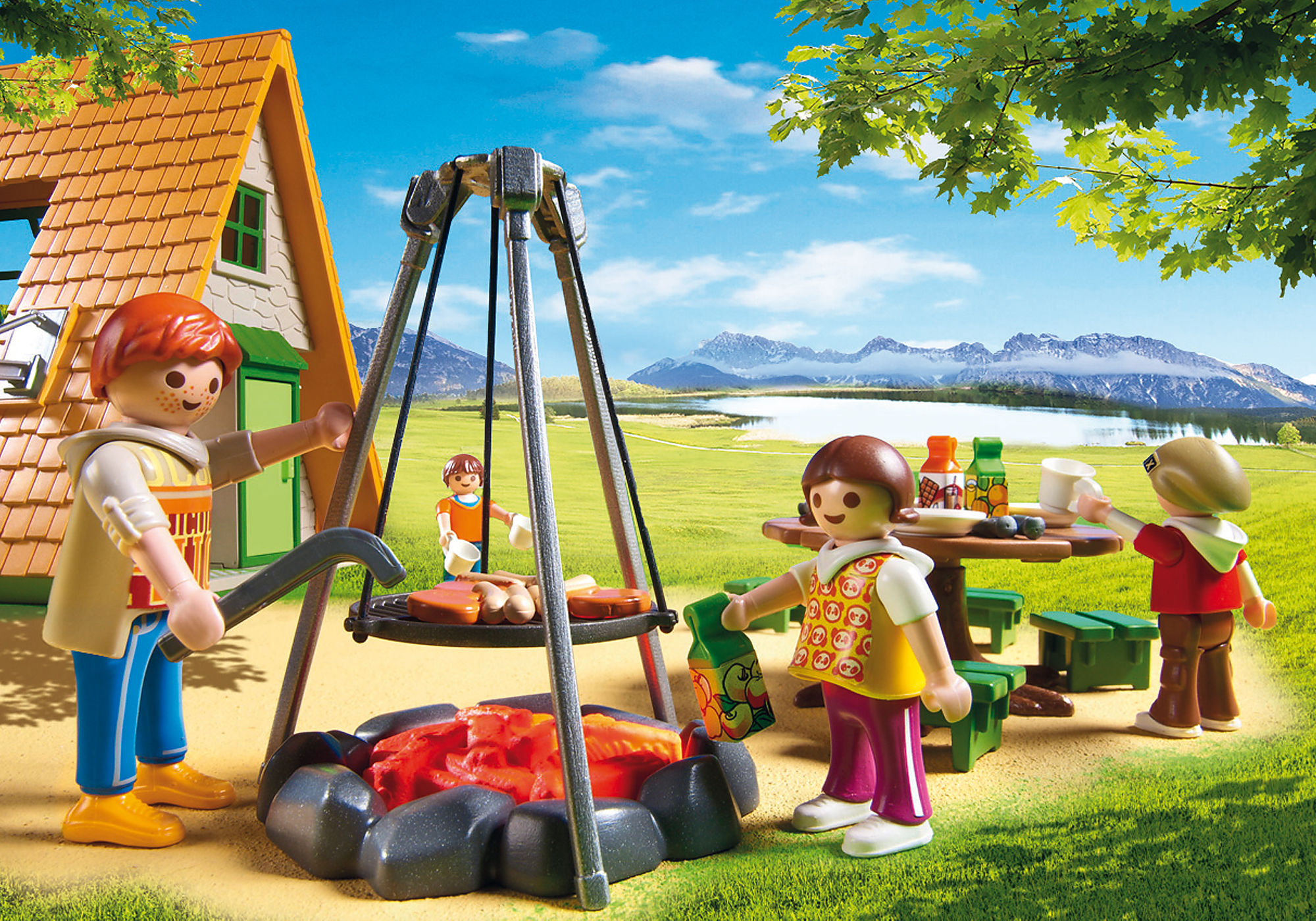Playmobil Jardin d'enfants avec tyrolienne.