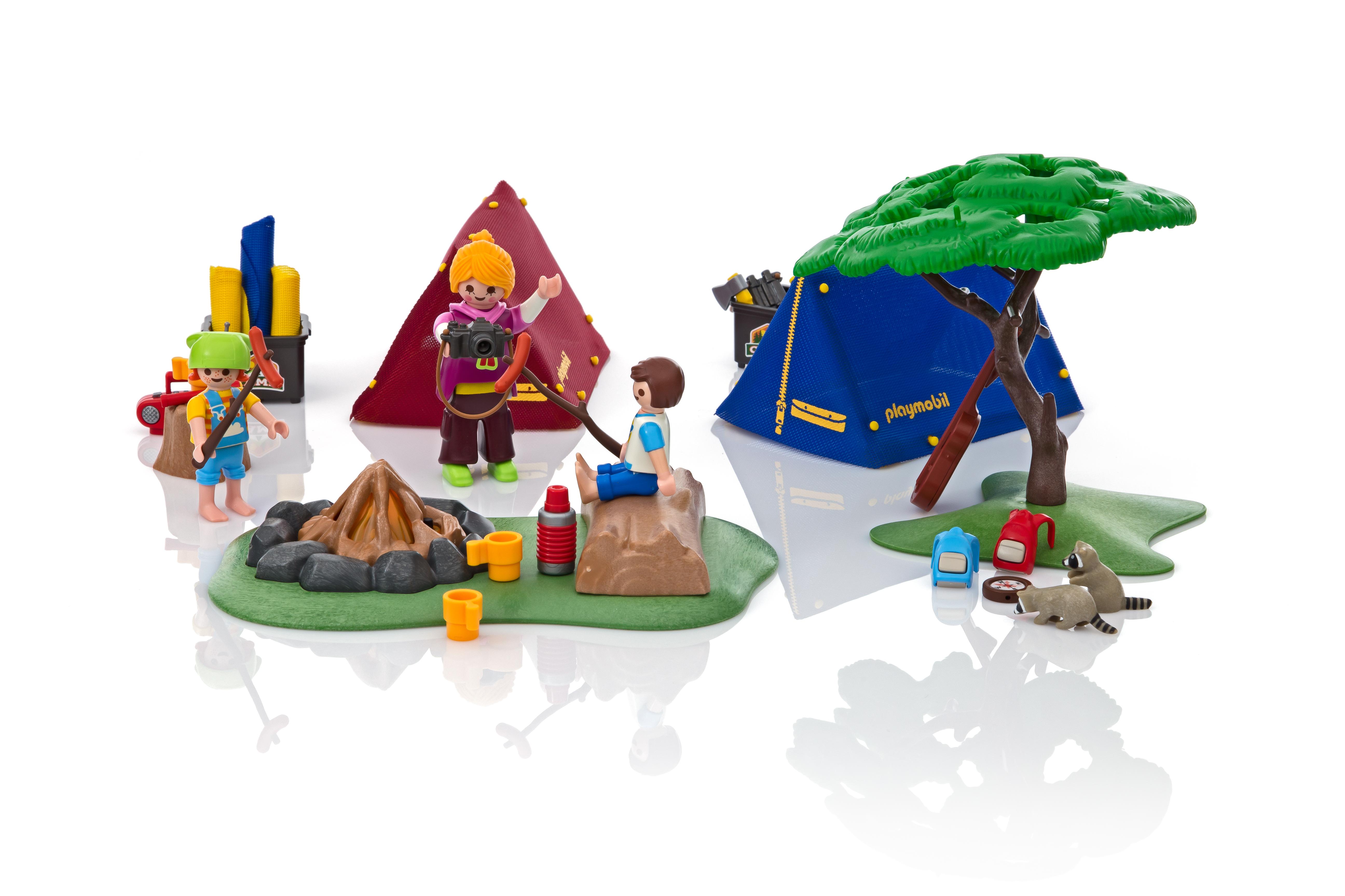 Campamento con Fogata - 6888