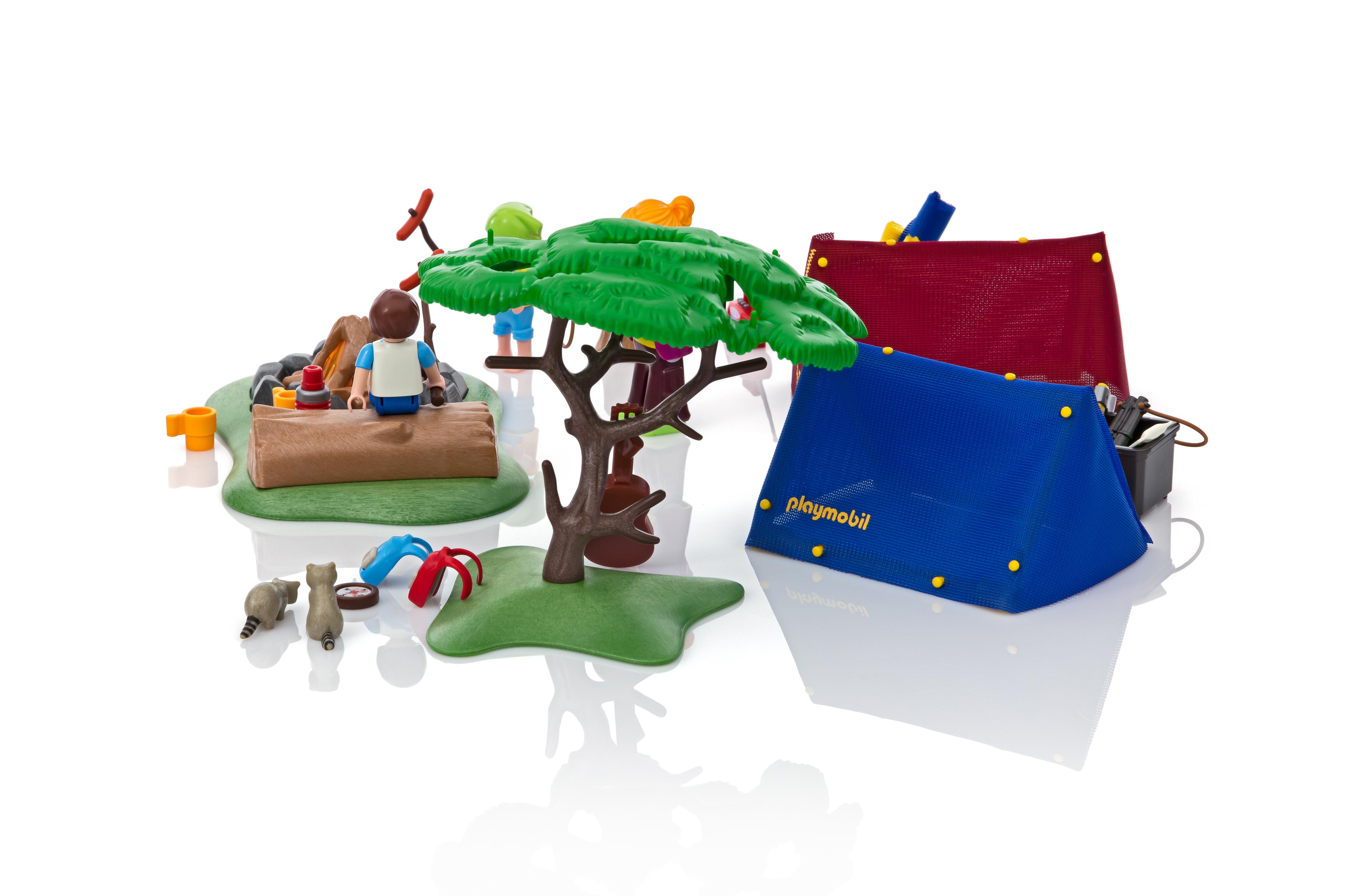 Campamento con Fogata - 6888