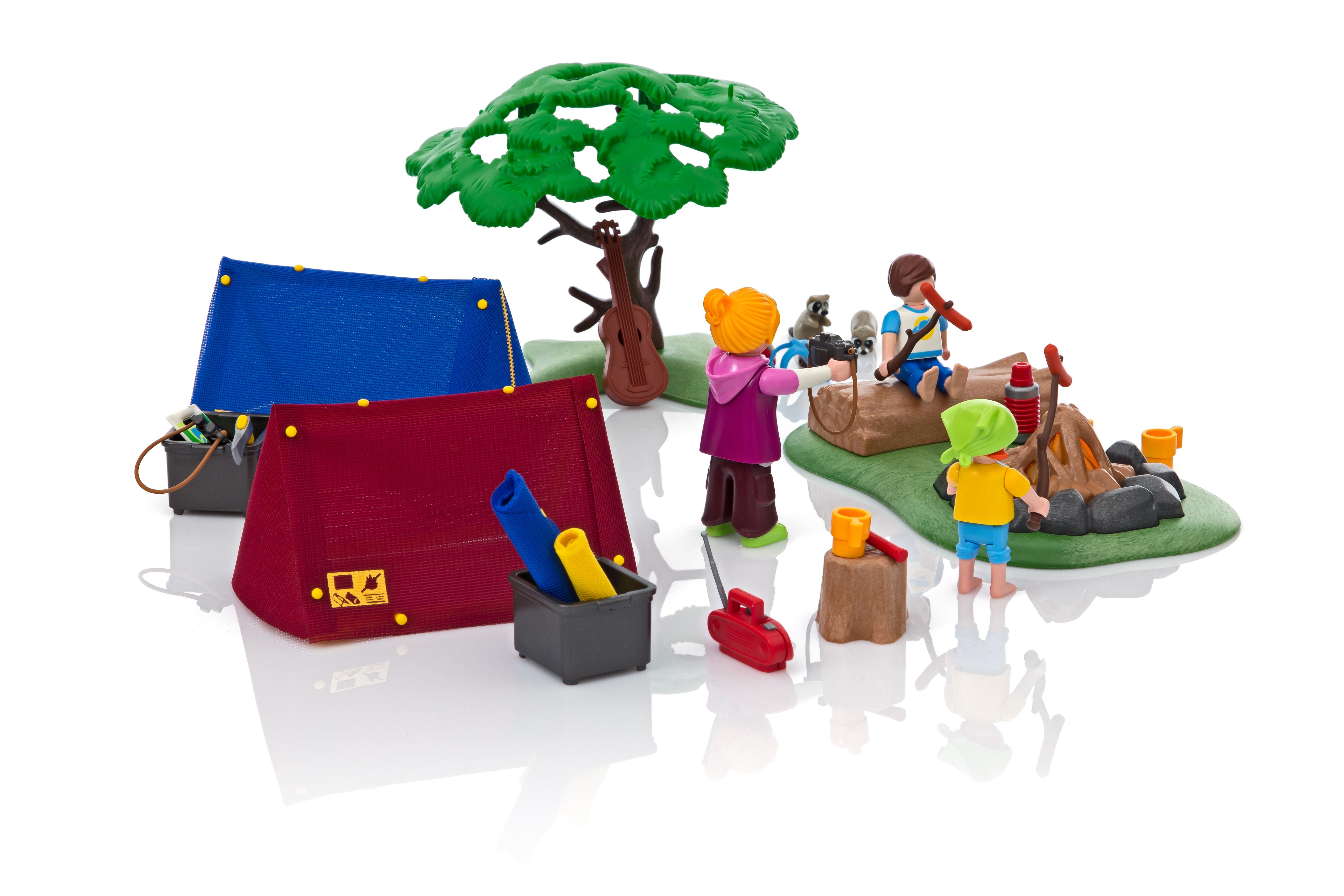 Campamento con Fogata - 6888