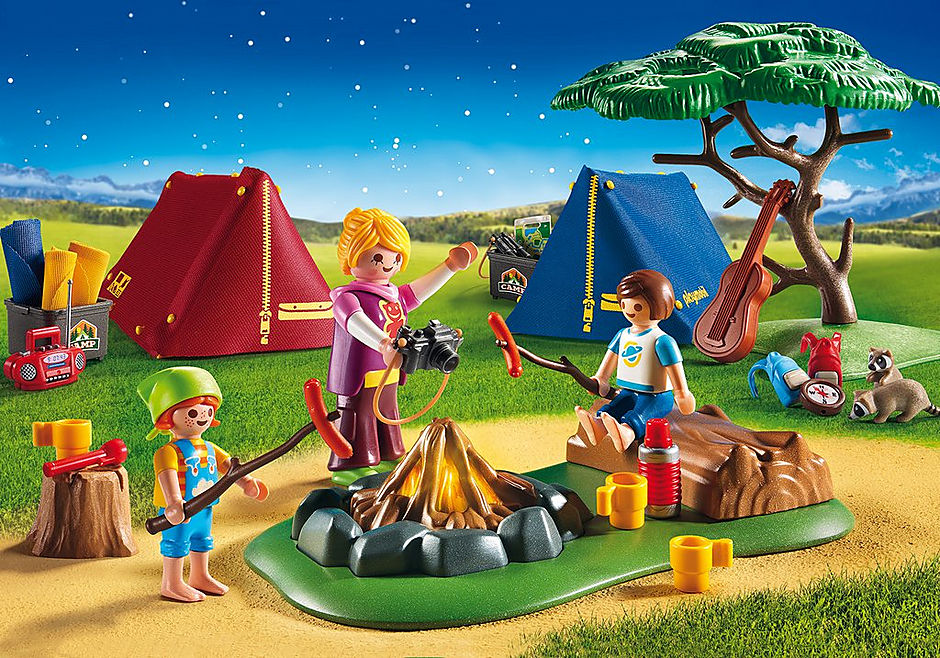 6888 Tentes avec enfants et animatrice detail image 1