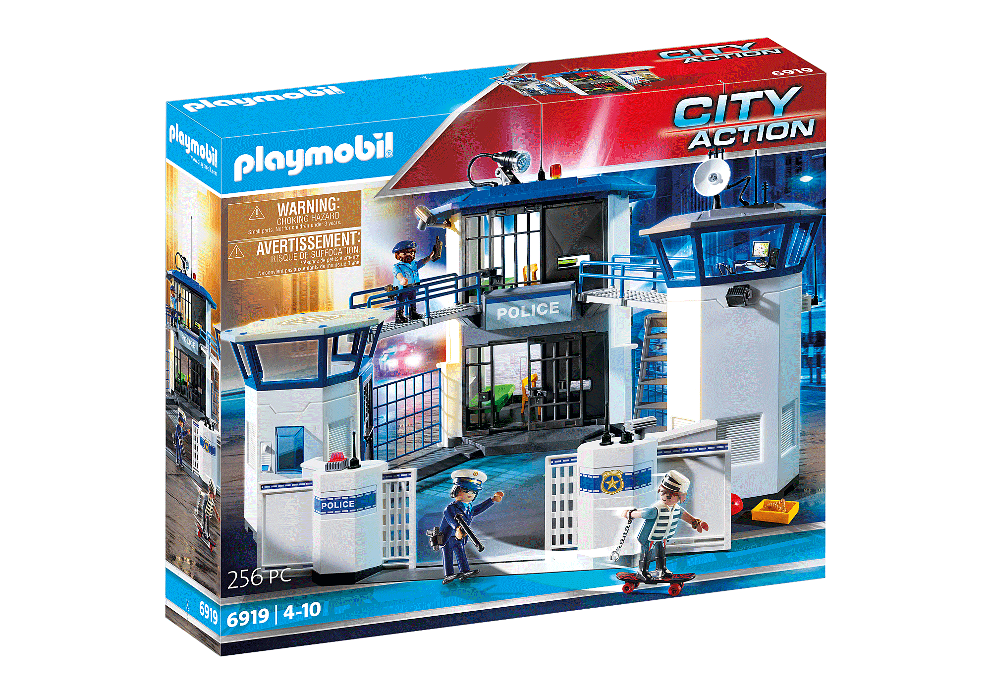 Playmobil City Action - Police Headquarters With Prison - 6919 - New -  Authentic
