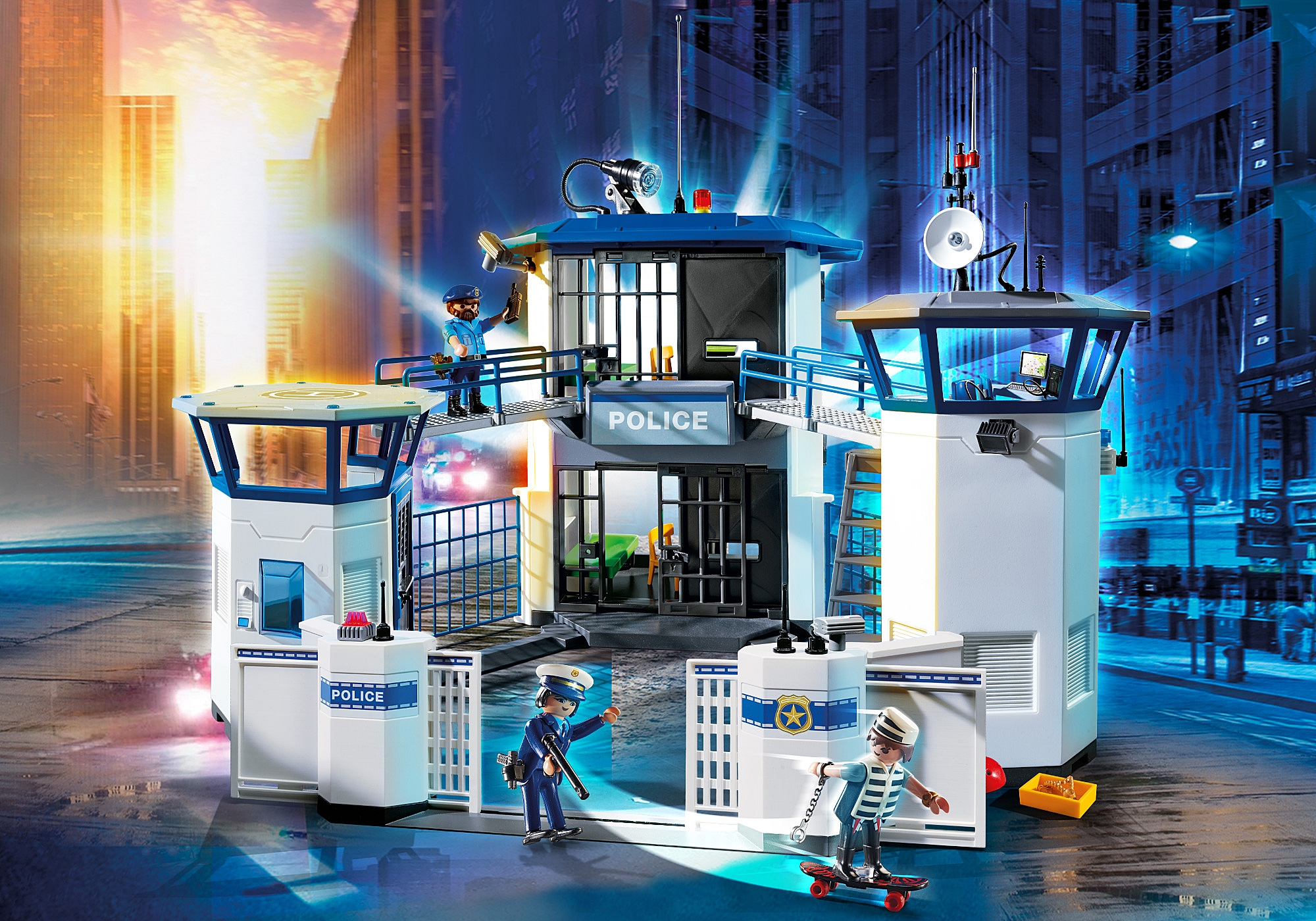 Comisar a de Polic a con Prisi n 6919 PLAYMOBIL