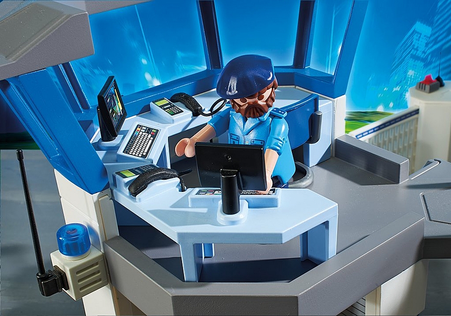 Police Headquarters with Prison - 6919 | PLAYMOBIL®