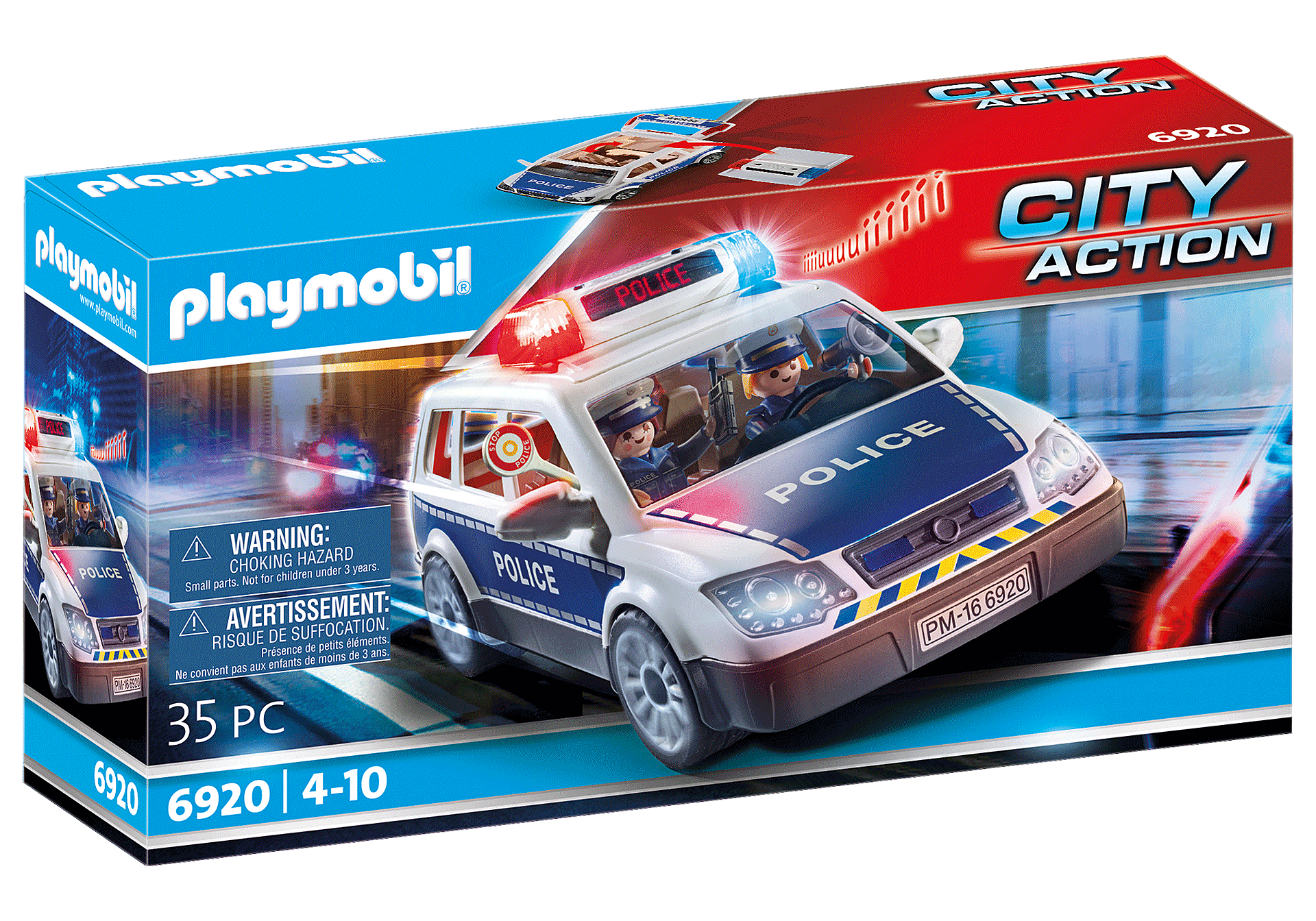 Voiture Police Playmobil City Action