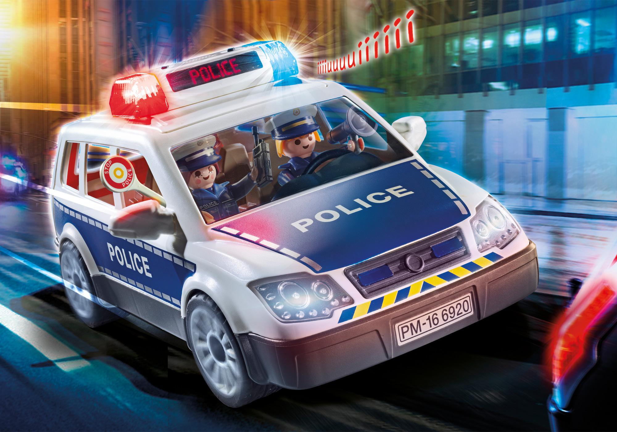 playmobil 6923 city action police bike with led light
