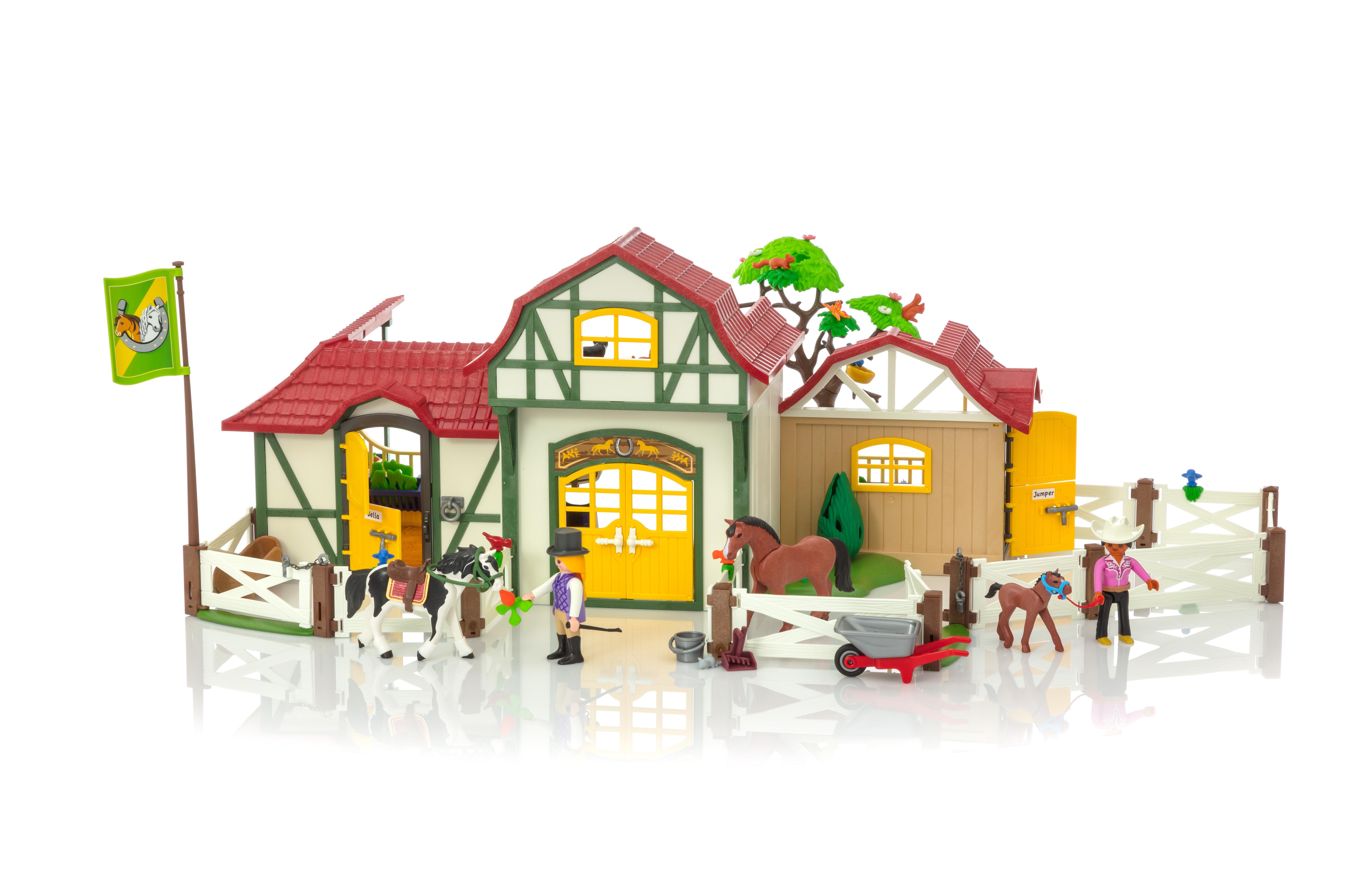 playmobil horse farm