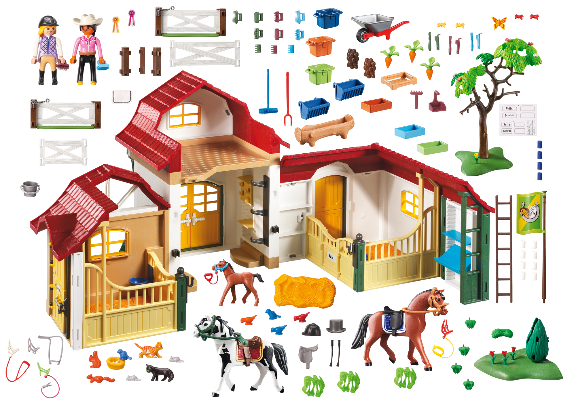 playmobil large horse farm