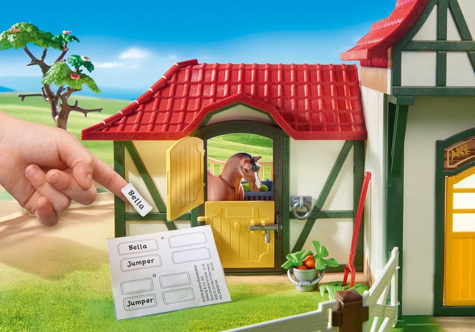 equestrian & beige puppy seated in position t3106 Playmobil farm 