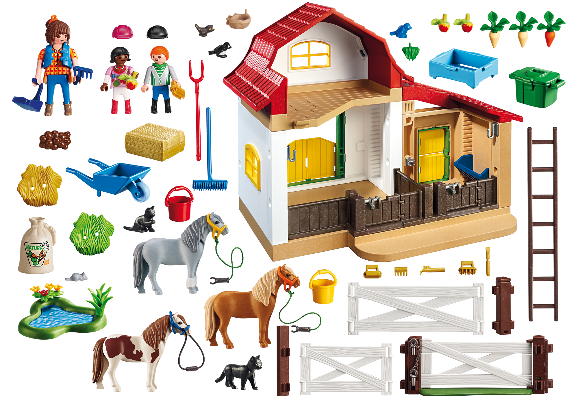 playmobil ranch poney