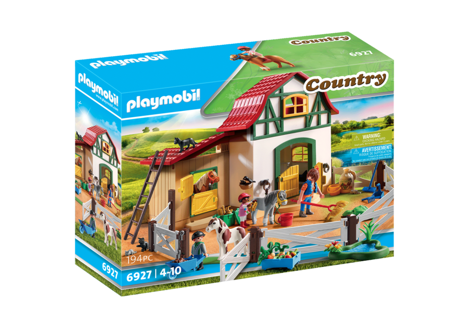 Playmobil 3775 3436 Ponyhof Ersatzteil Pferdebox Bodenplatte Zaun Trog  #0051 