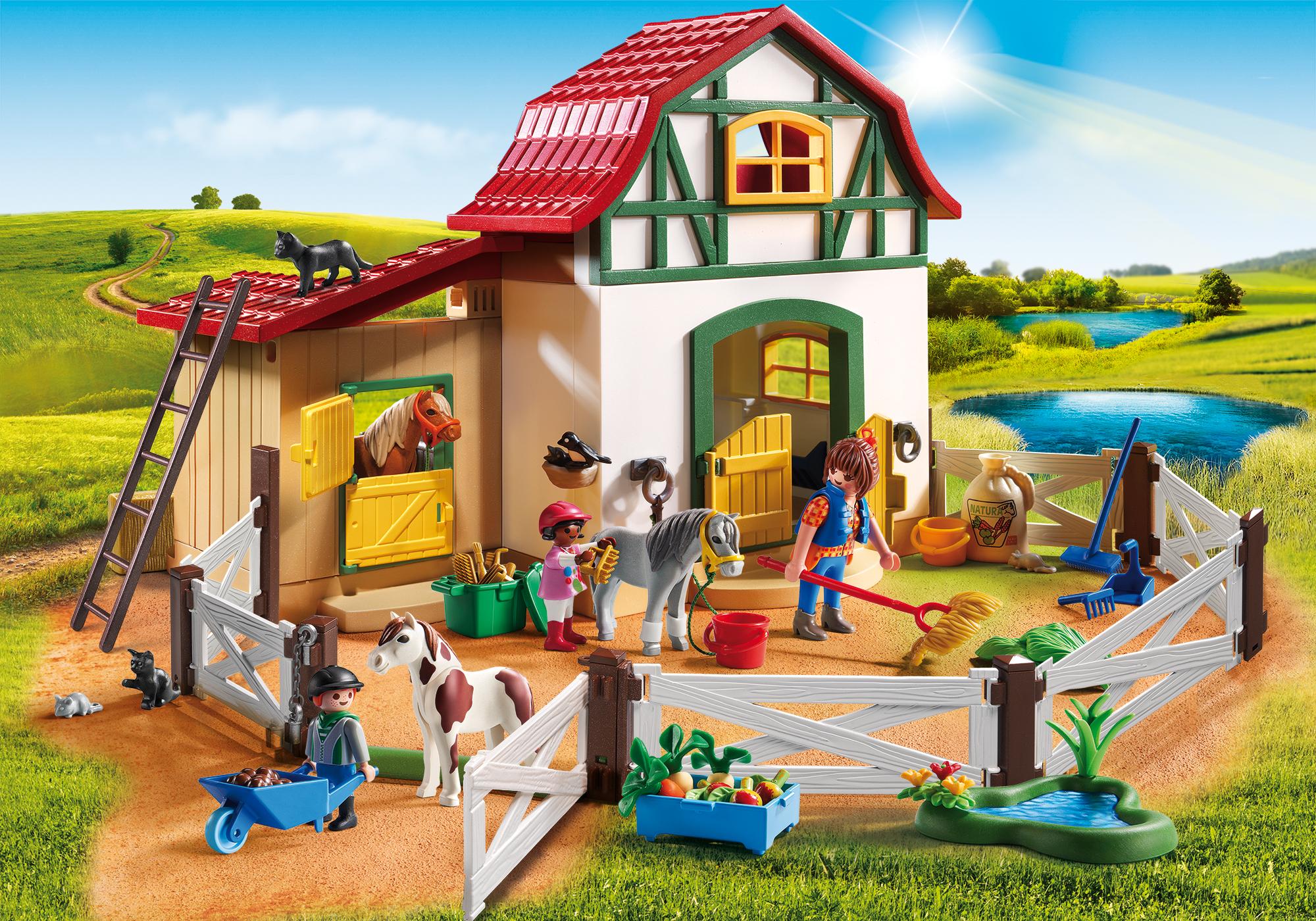 playmobil country poney