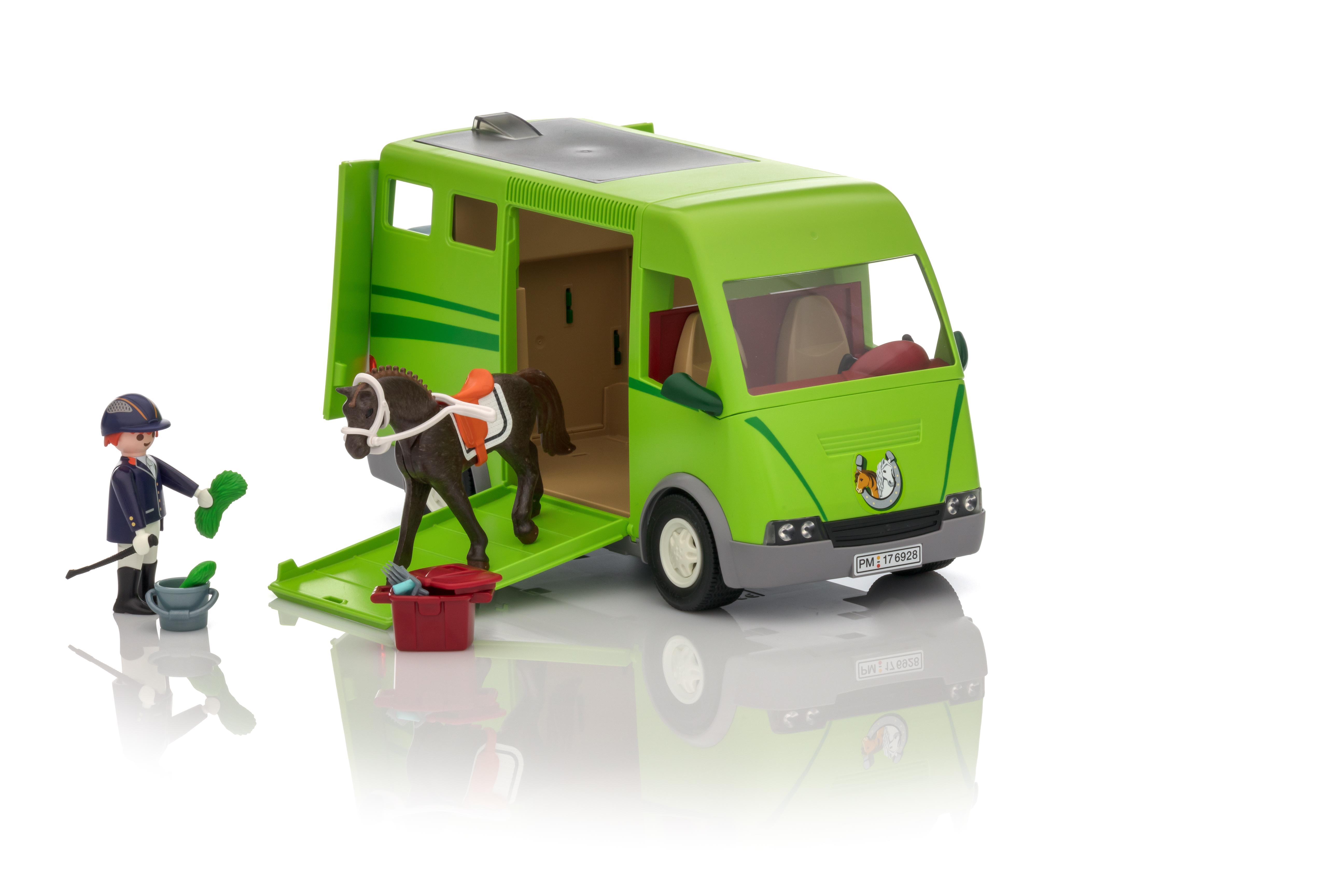 camion playmobil chevaux