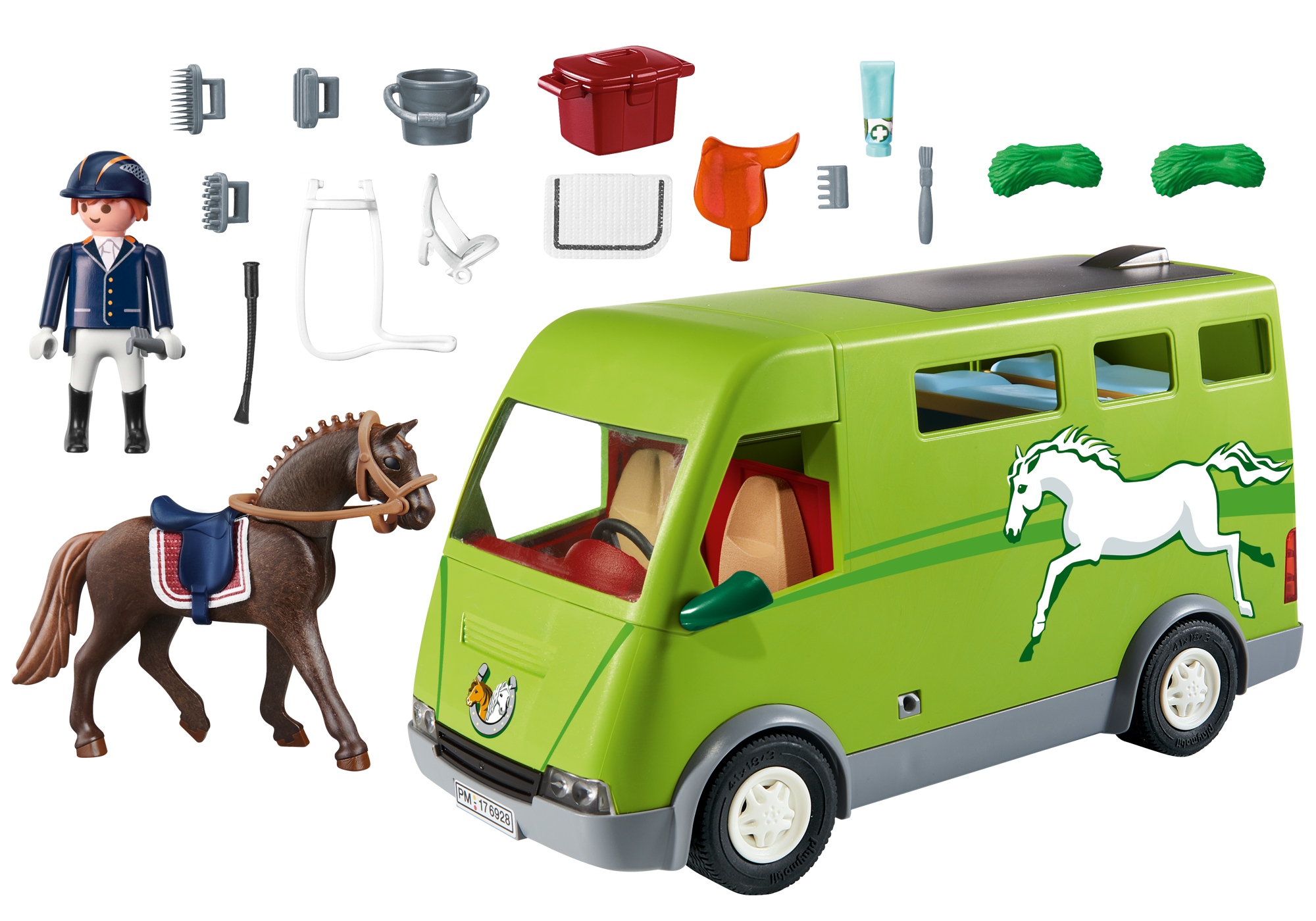 camion playmobil chevaux