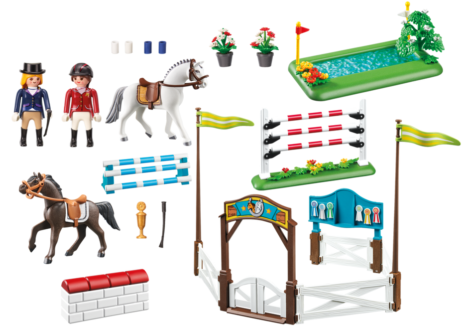 Playmobil country equestrian wall obstacle 3854 