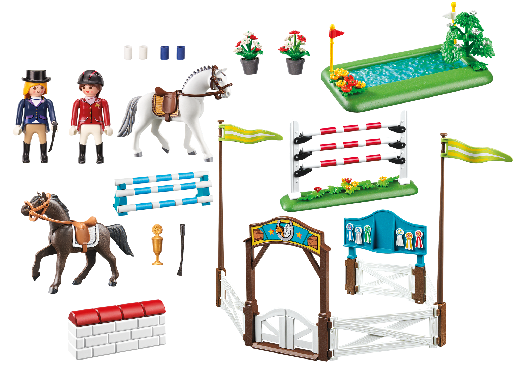 torneo de caballos playmobil