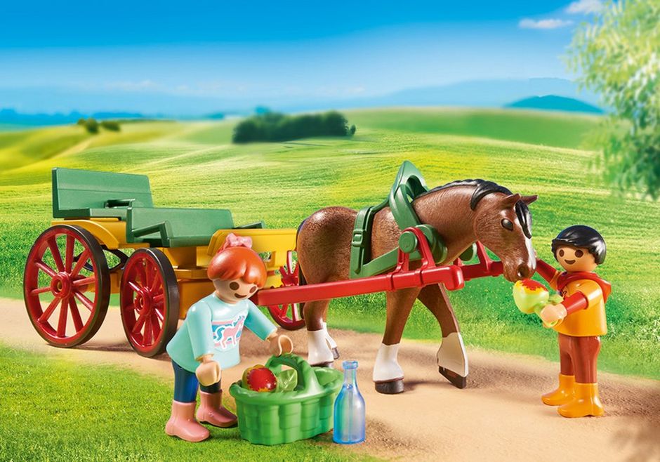 Horse Shire Cold Blooded Friese Playmobil To Pony Farm Carriage Western Knight