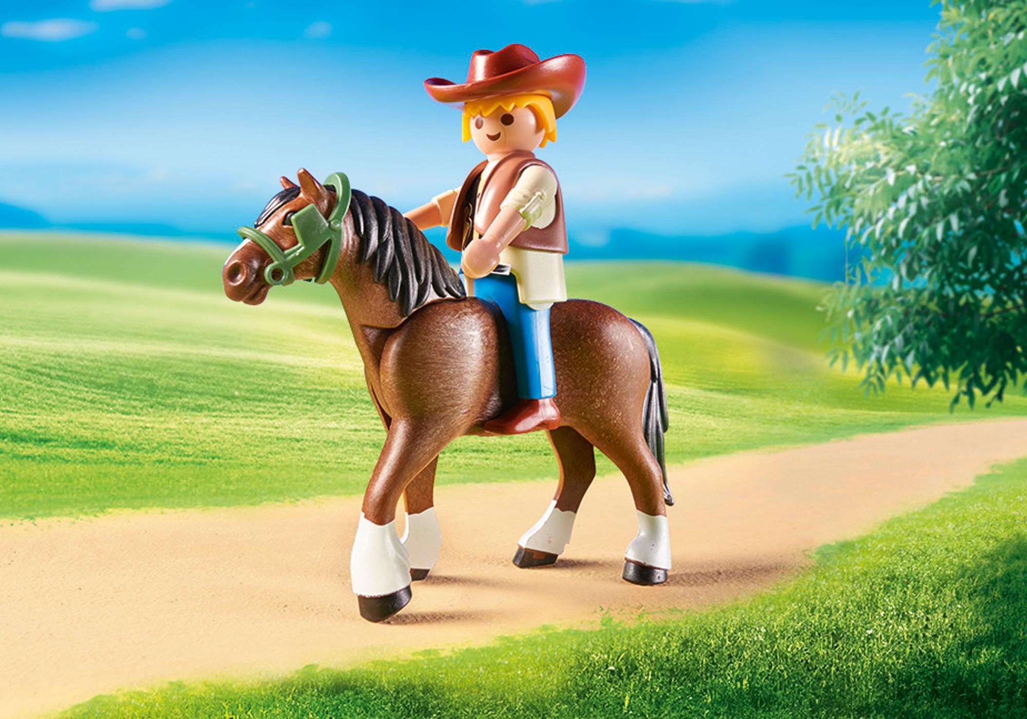 coche caballos playmobil