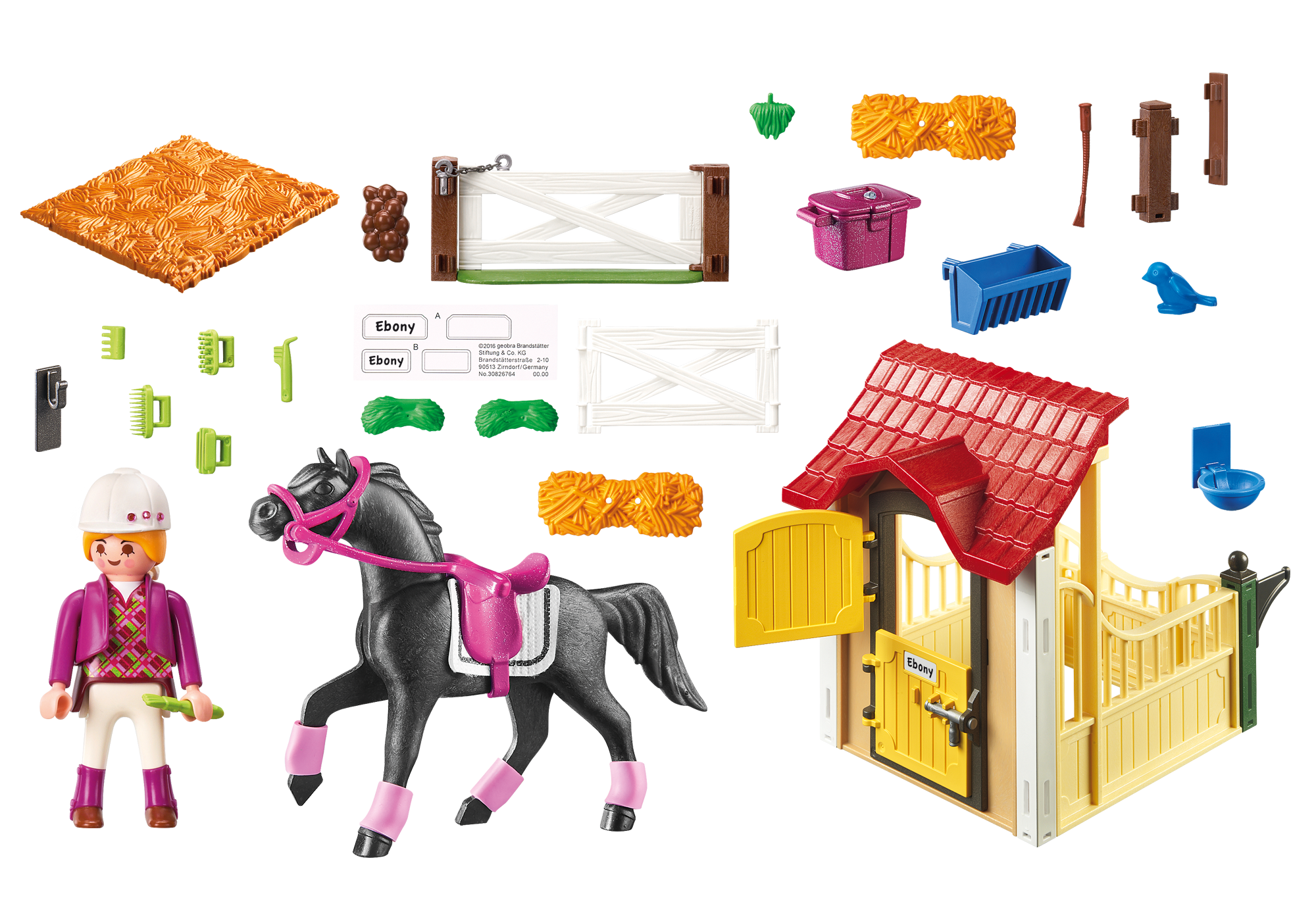 playmobil horse paddock