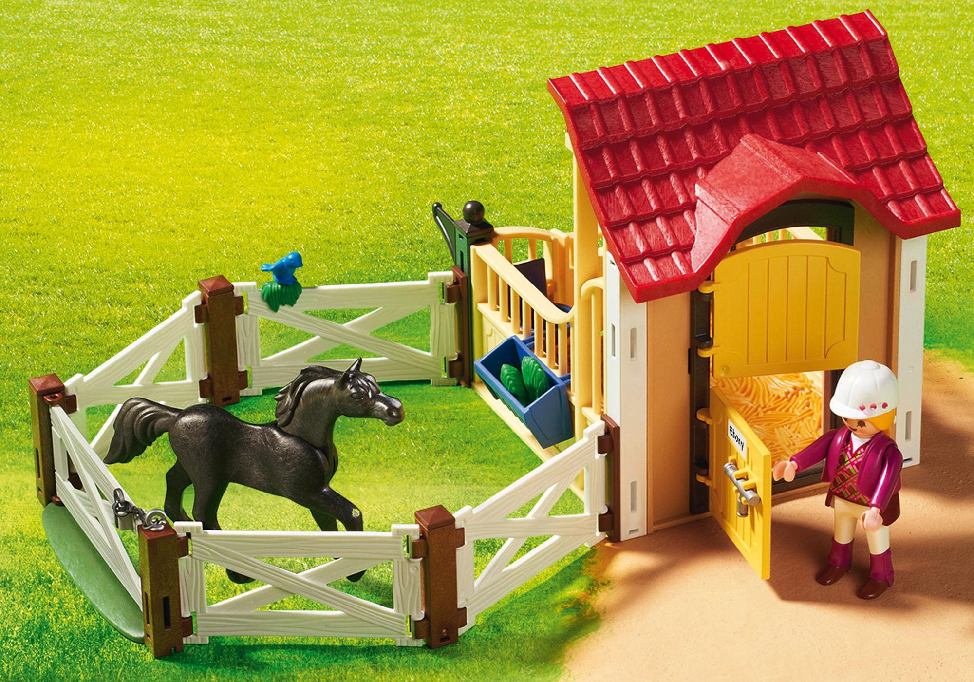 playmobil horse farm stables