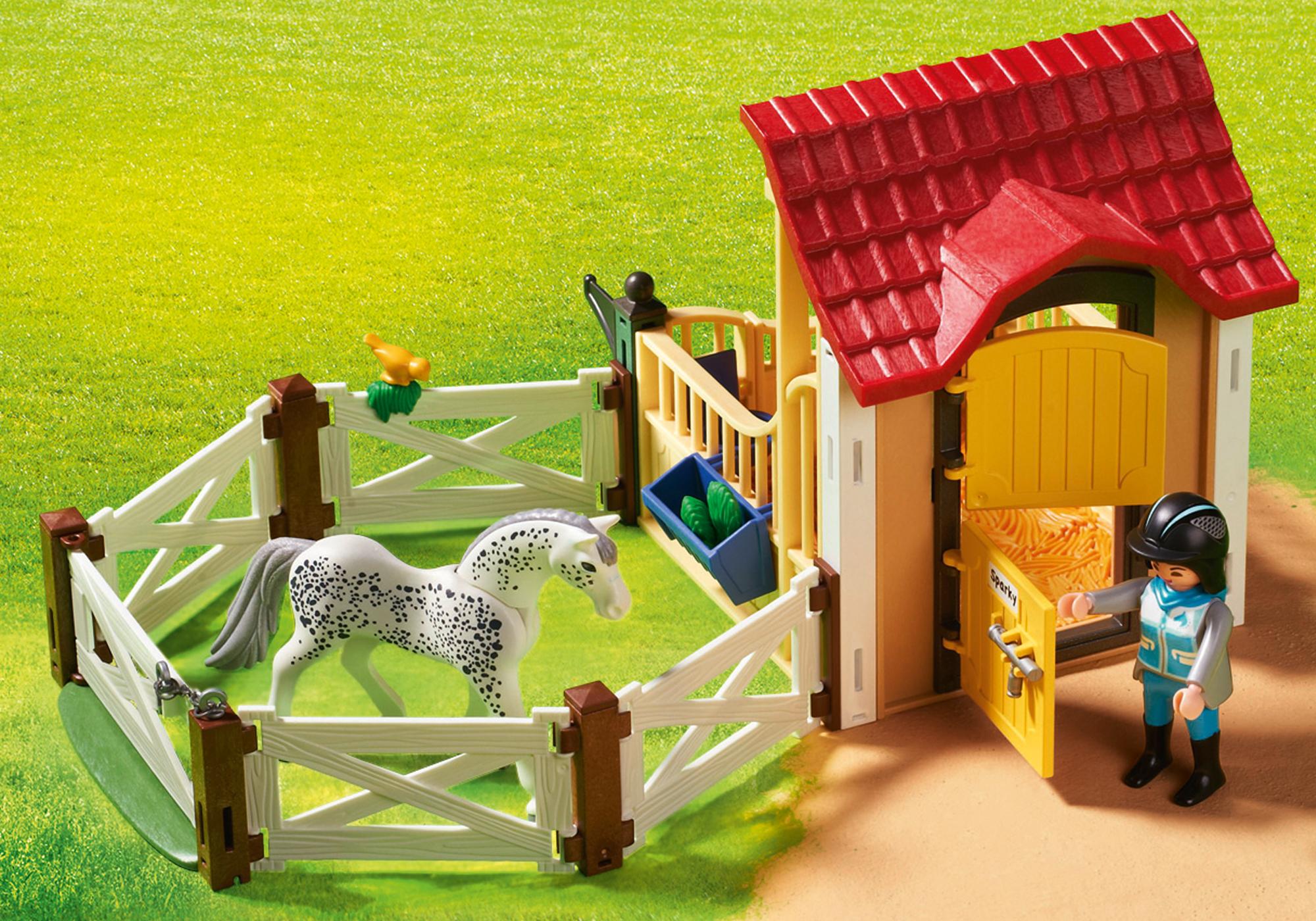 6935 Cavalo Appaloosa com Est&aacute;bulo detail image 7