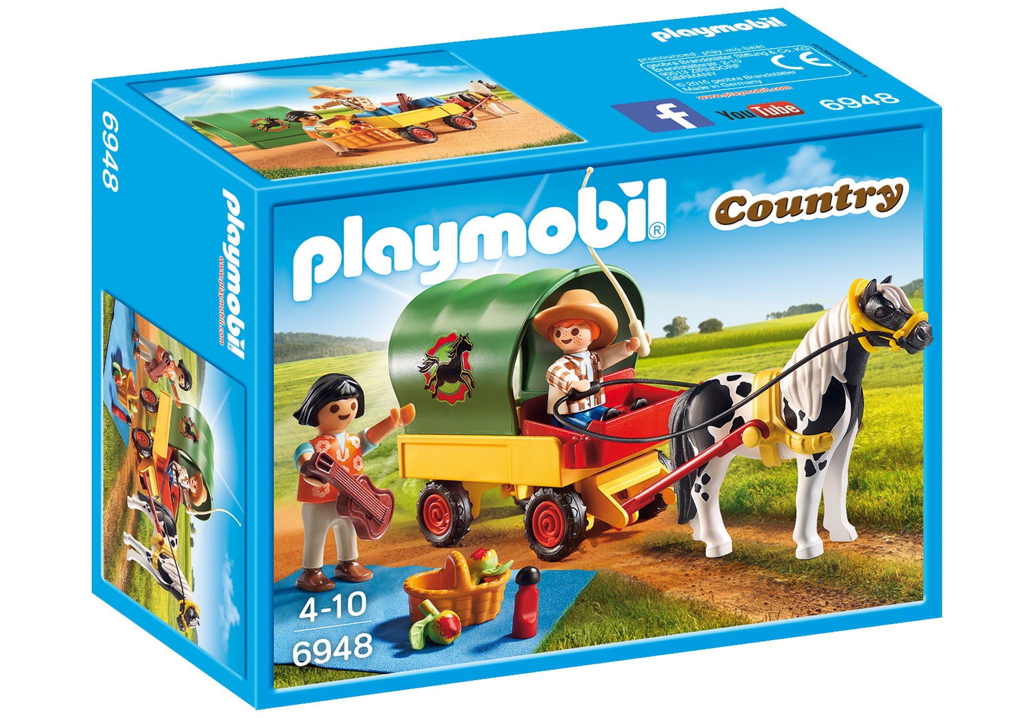 coche caballos playmobil