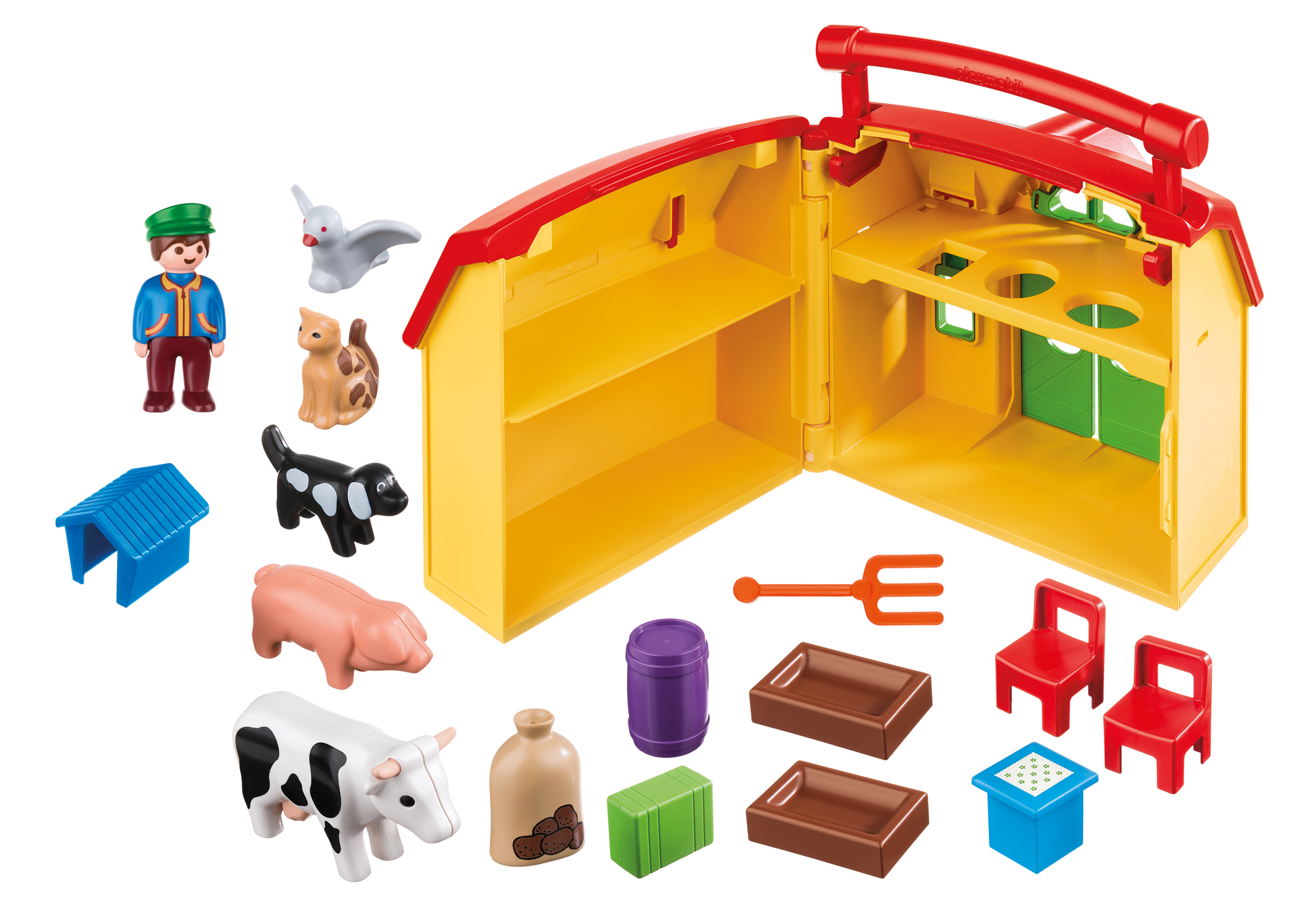 playmobil 123 farm set