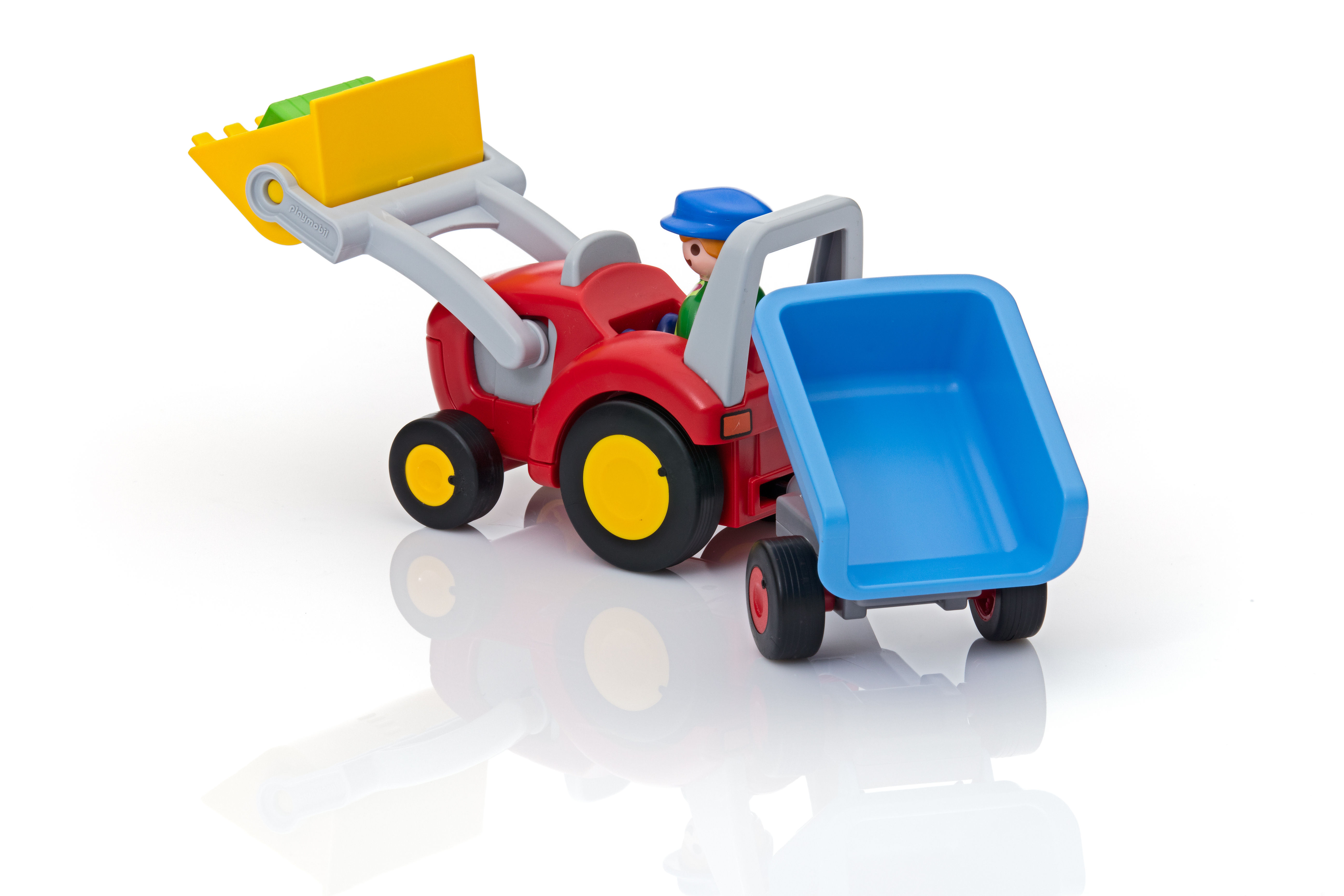 Ferme avec Tracteur - Playmobil Fermiers 4066