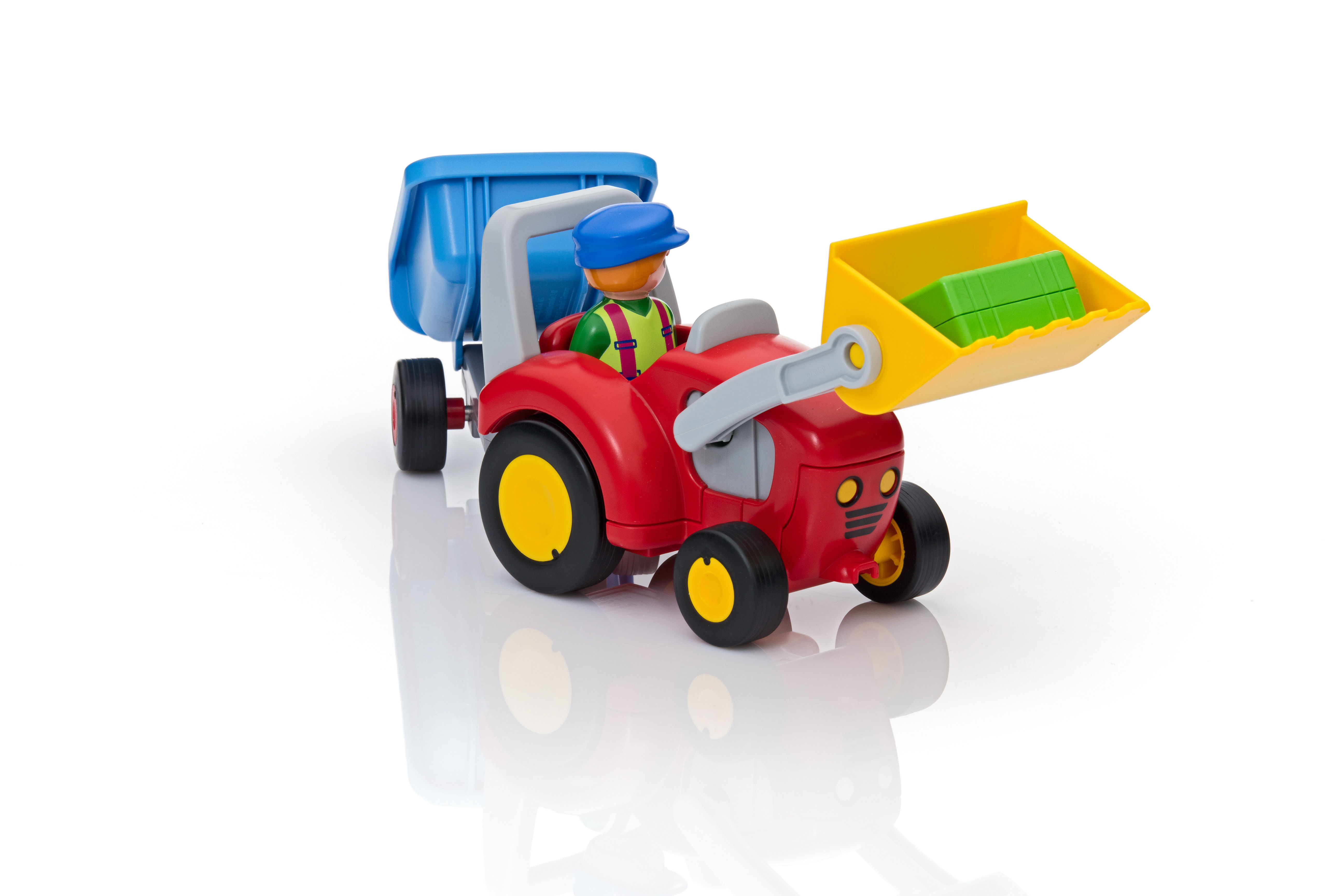Playmobil Tracteur Enfant avec Remorque Citerne