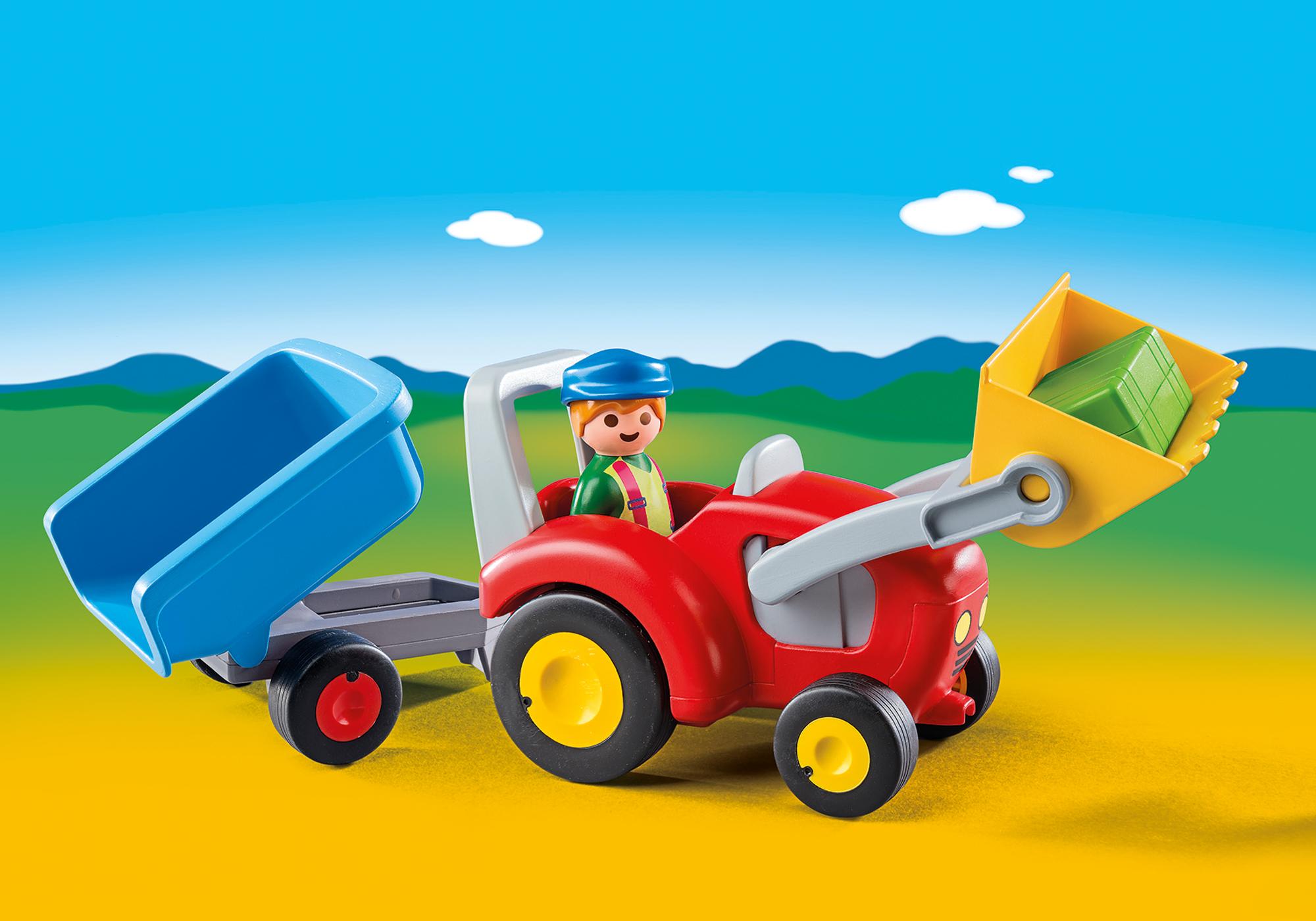 tracteur 123 playmobil