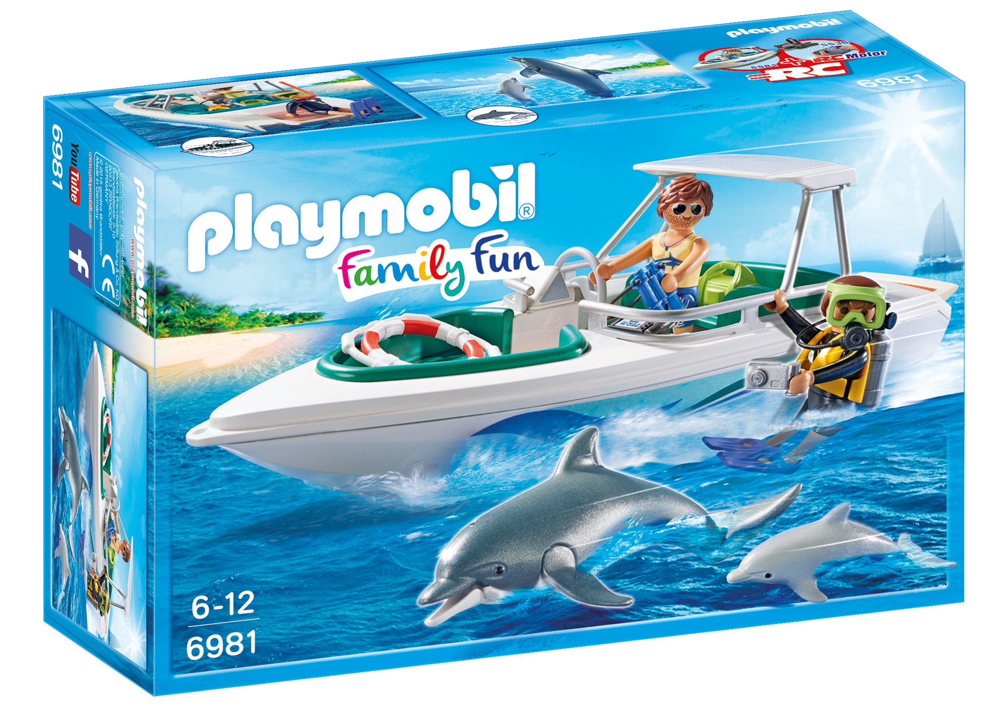 playmobil family fun bateau