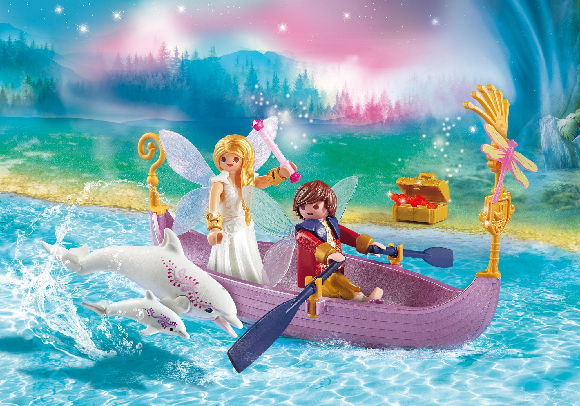 playmobil fairy boat carry case